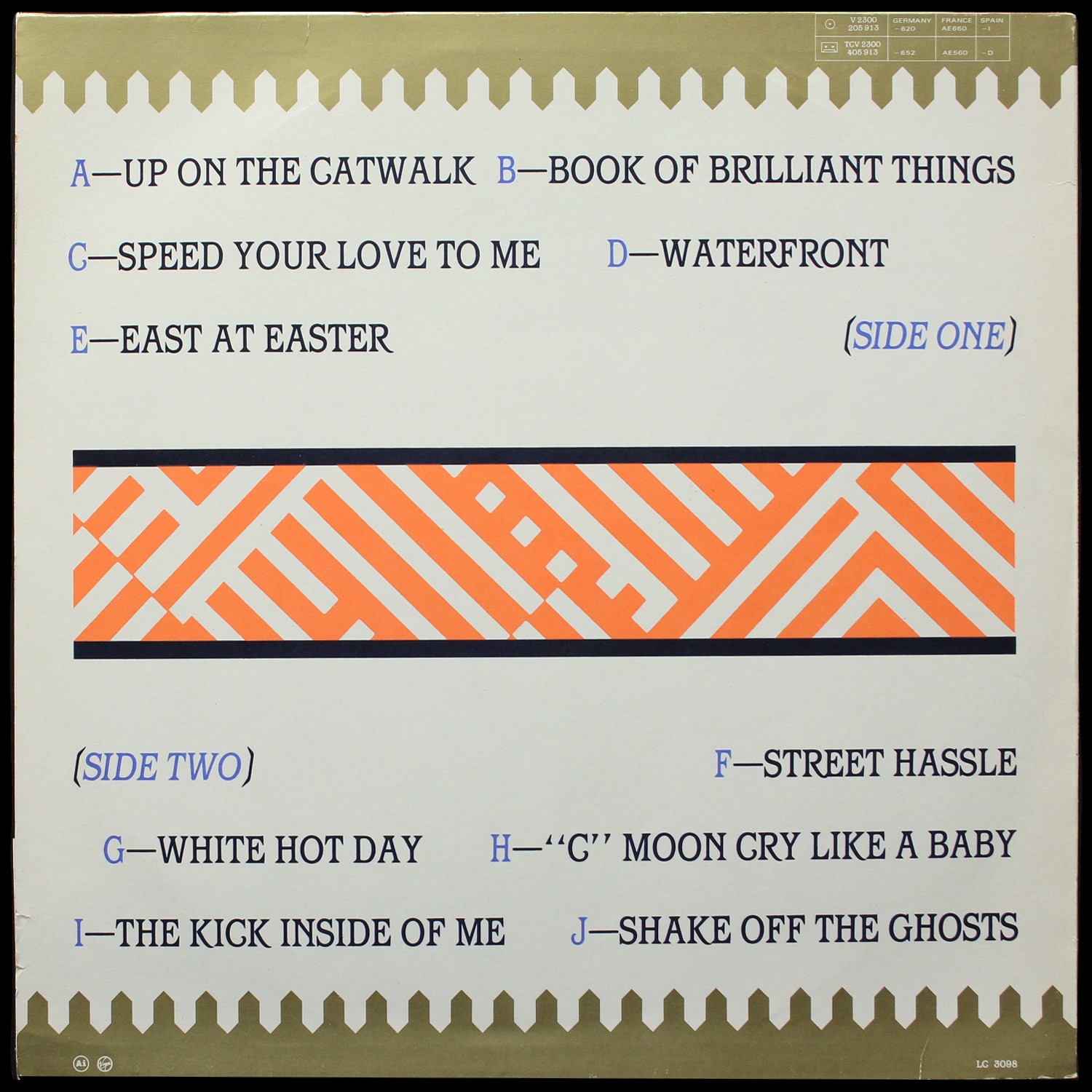 LP Simple Minds — Sparkle In The Rain фото 2