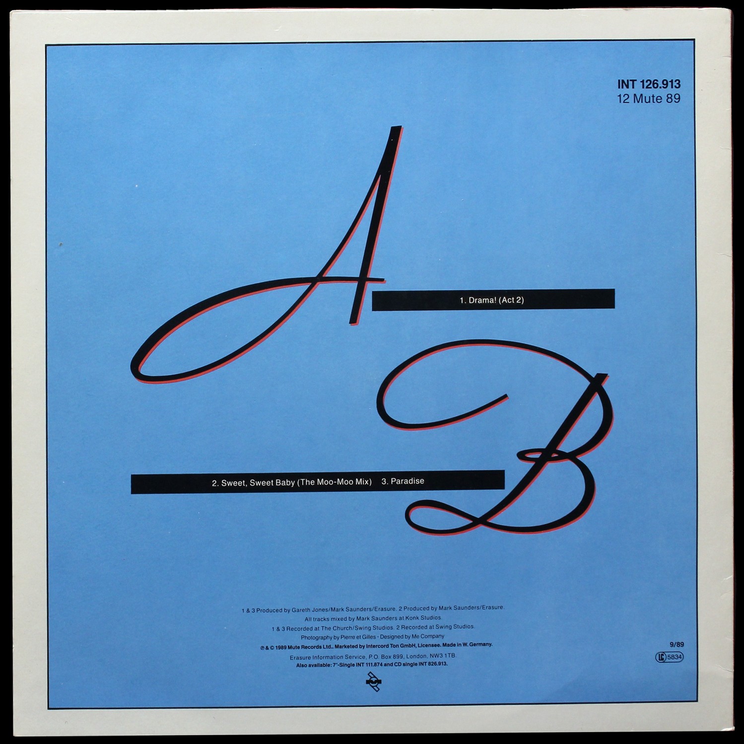 LP Erasure — Drama! (макси сингл) фото 2