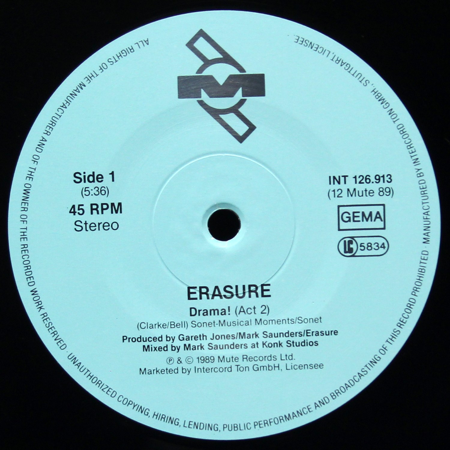 LP Erasure — Drama! (макси сингл) фото 3