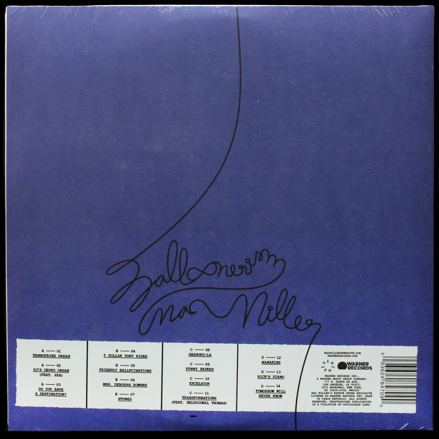 LP Mac Miller — Balloonerism (2LP,  white vinyl) фото 2