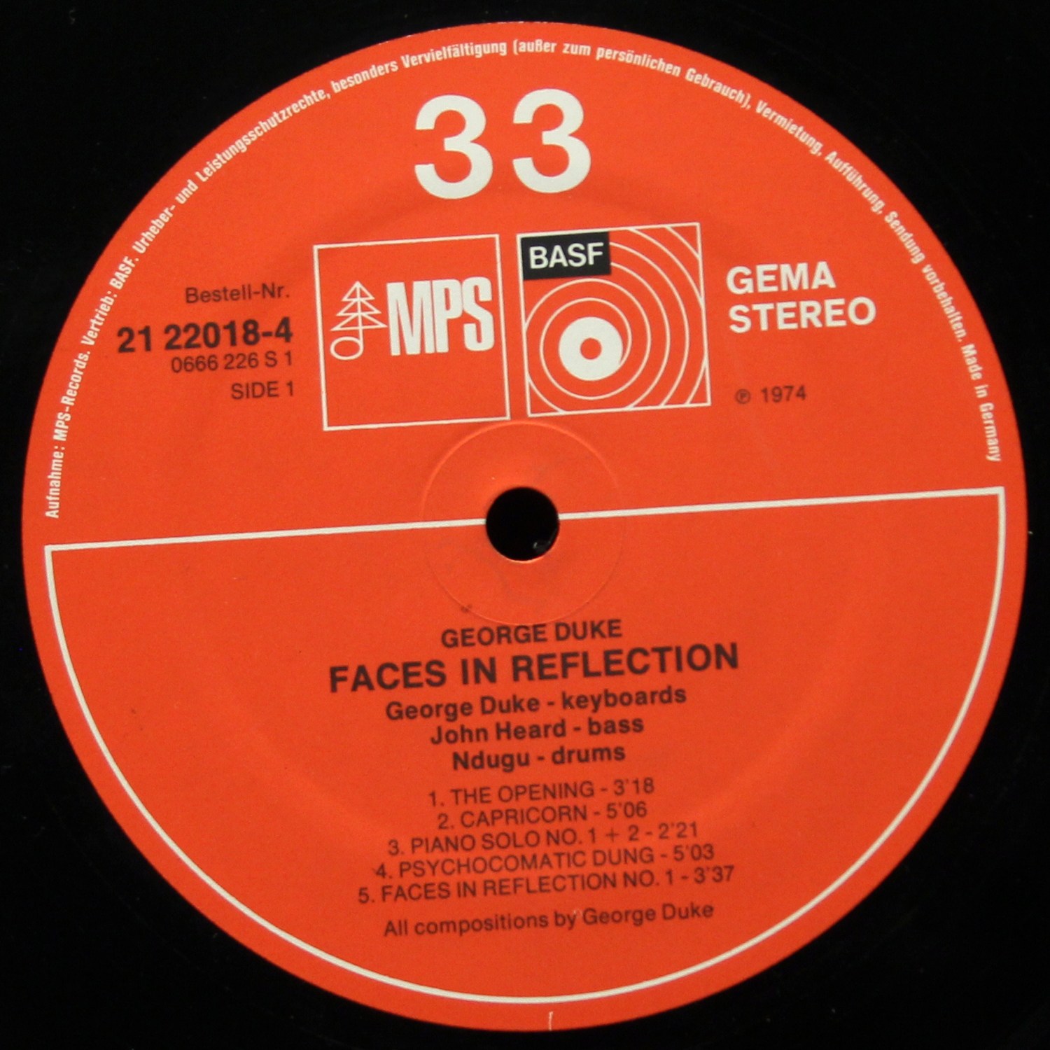 LP George Duke — Faces In Reflection фото 3
