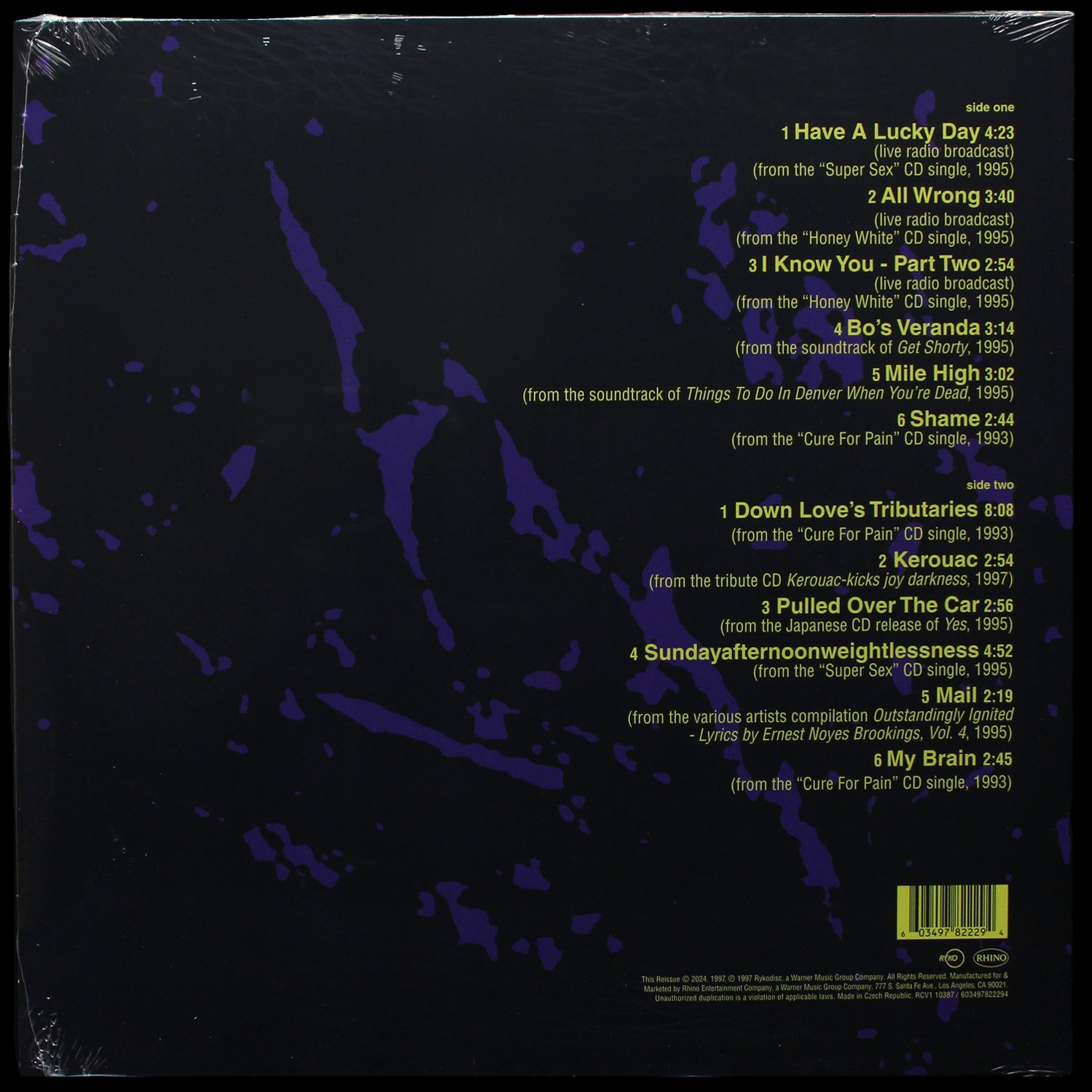 LP Morphine — B-Sides And Otherwise (цветной винил) фото 2