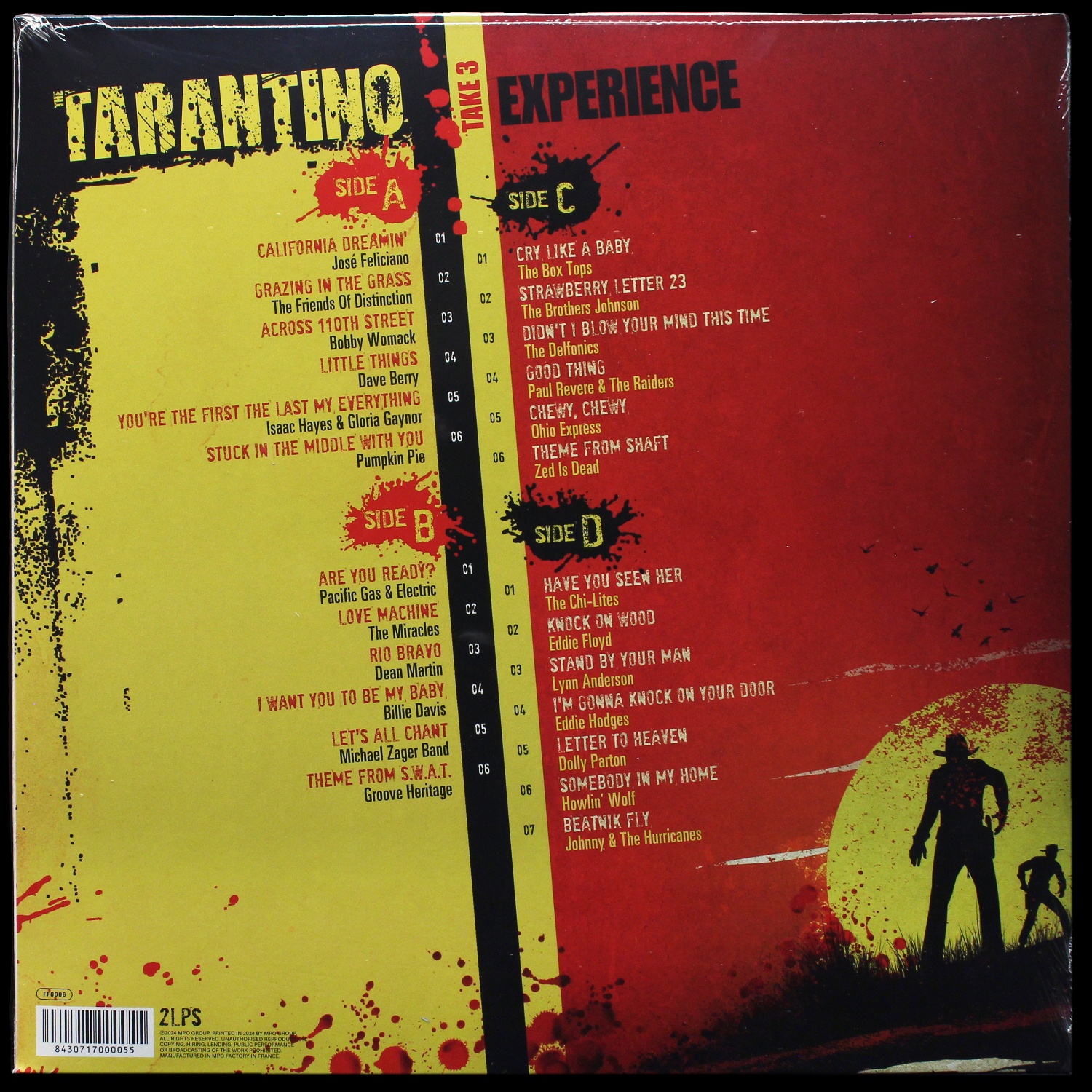 LP V/A — Tarantino Experience Take 3 (2LP,  цветной винил) фото 2