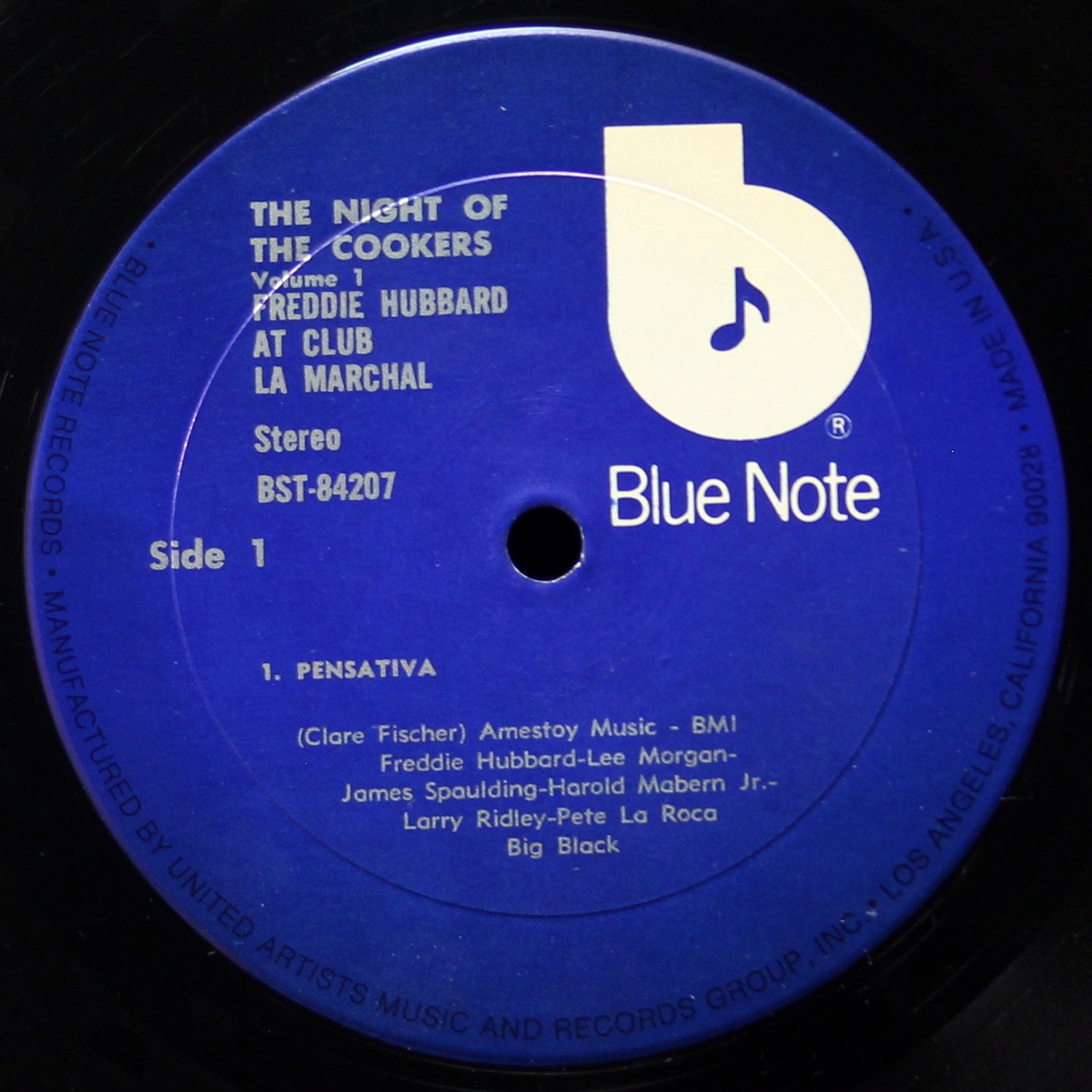 LP Freddie Hubbard — Night Of The Cookers - Live At Club La Marchal - Volume 1 фото 3