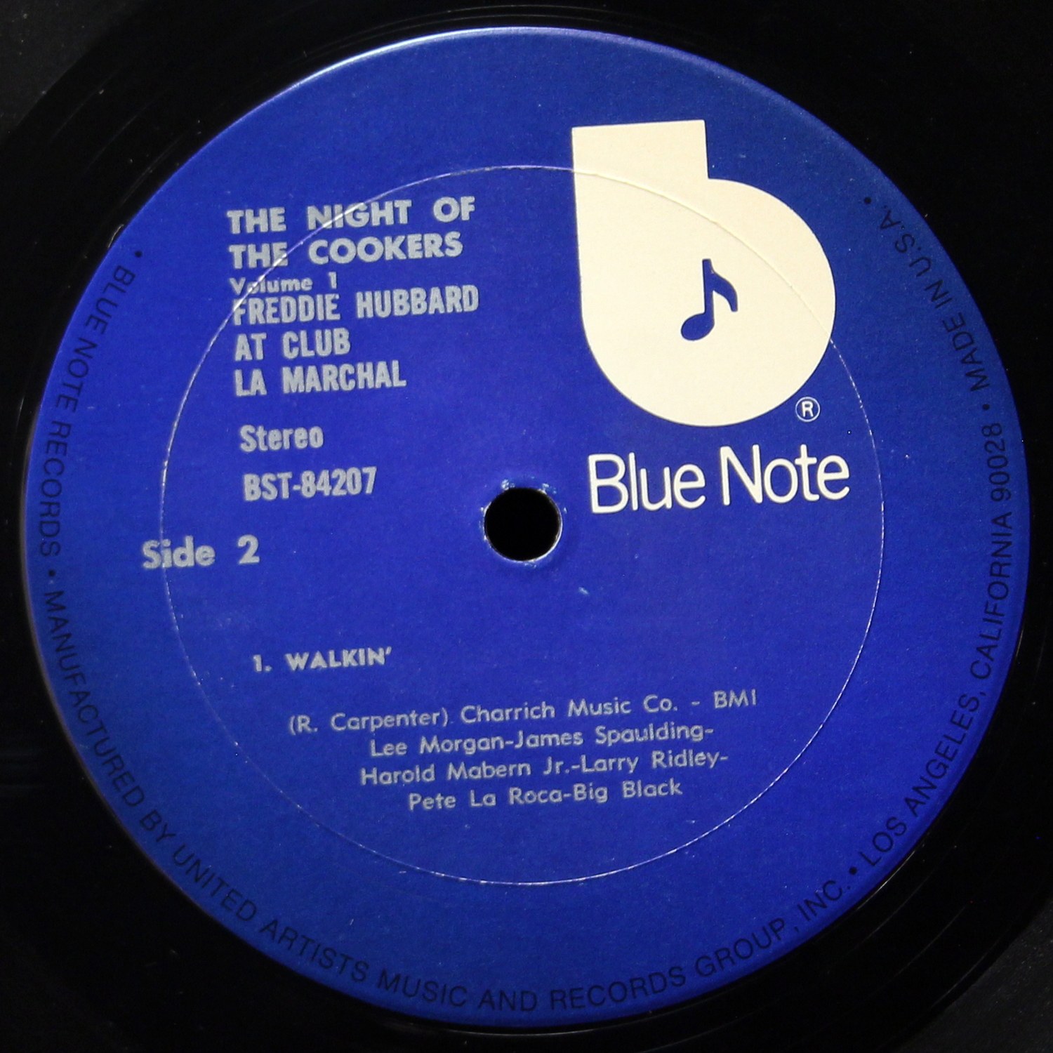 LP Freddie Hubbard — Night Of The Cookers - Live At Club La Marchal - Volume 1 фото 4