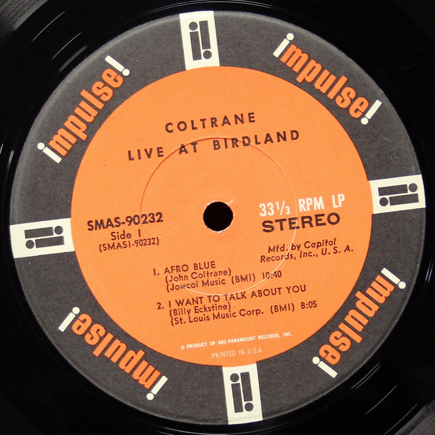 LP John Coltrane — Live At Birdland (клубное издание) фото 3