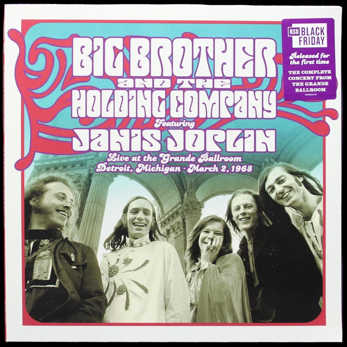 LP Big Brother & Holding Company — Live At The Grande Ballroom, Detroit, Michigan, March 2, 1968 фото