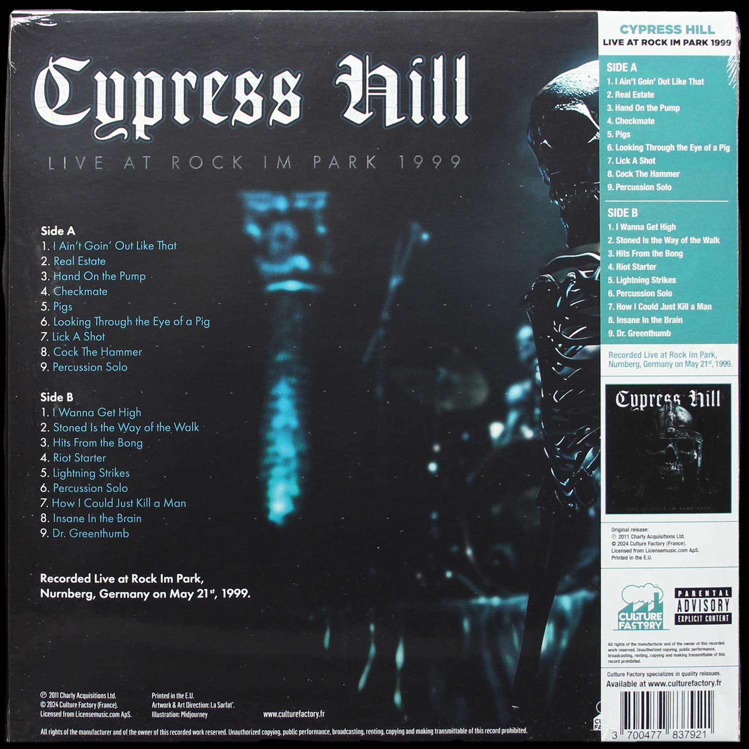 LP Cypress Hill — Live At Rock Im Park 1999 фото 2
