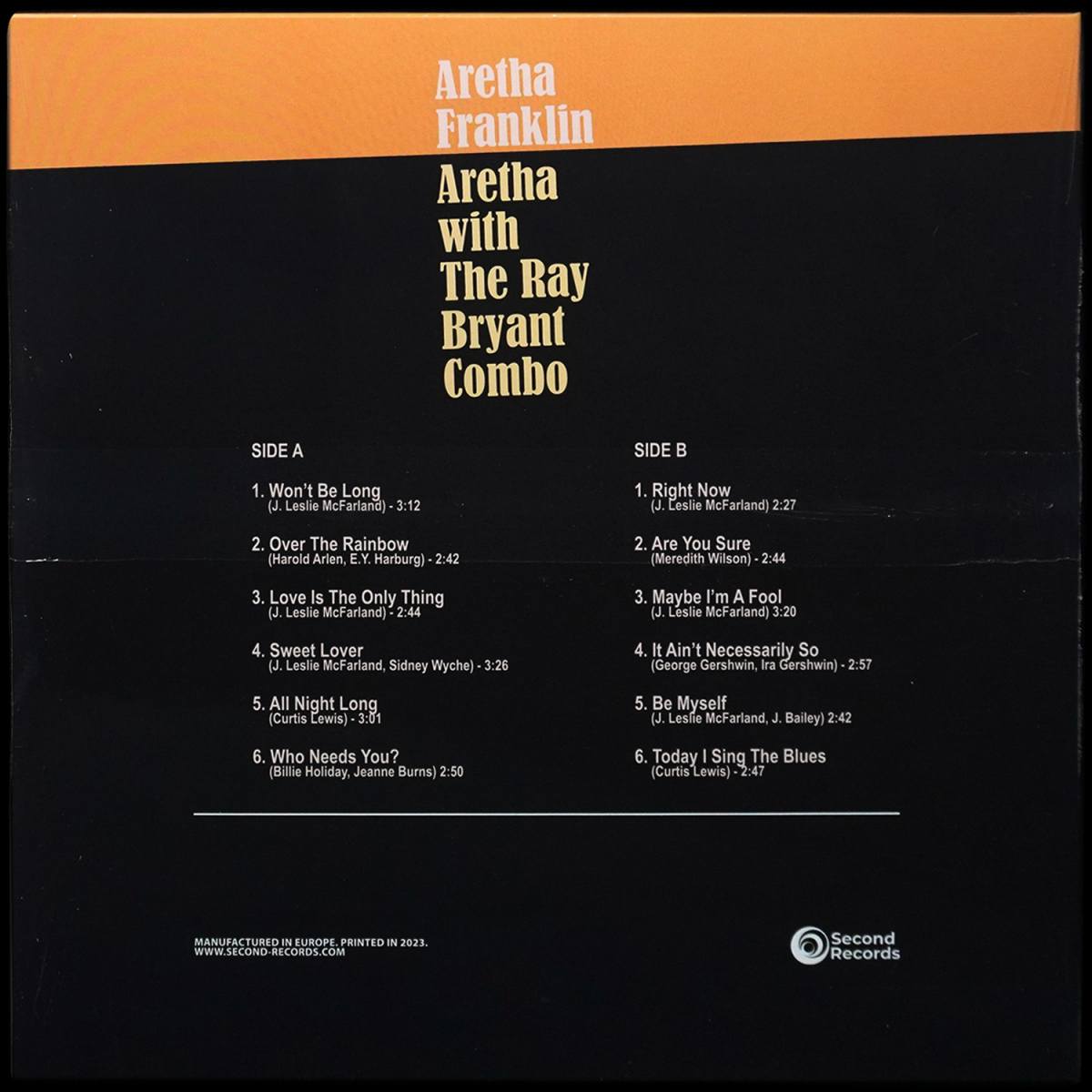 LP Aretha Franklin — Aretha фото 2