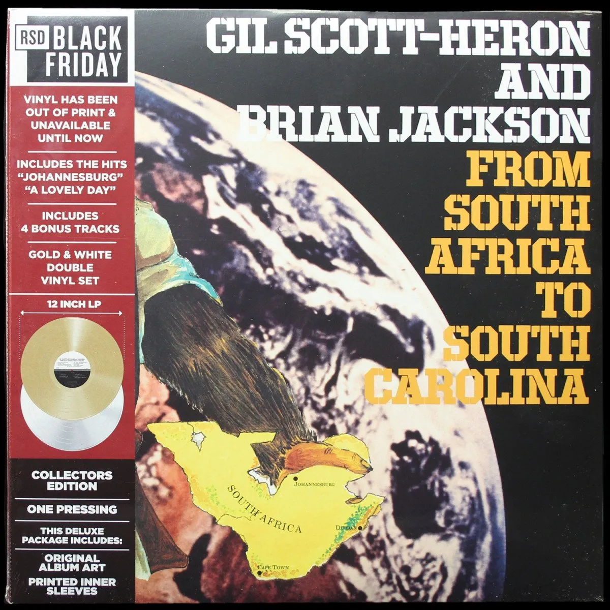 LP Gil Scott-Heron — From South Africa To South Carolina (цветной винил,  2LP) фото