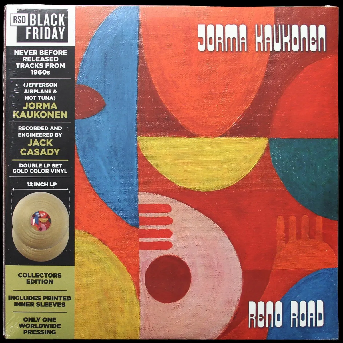 LP Jorma Kaukonen — Reno Road (2LP,  цветной винил) фото