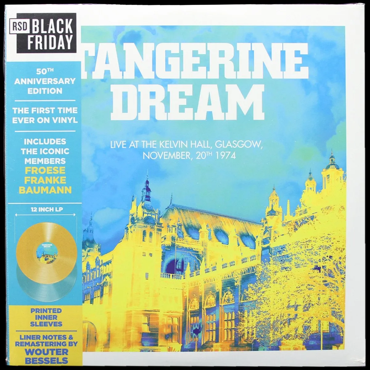 LP Tangerine Dream — Live At Kelvin Hall, Glasgow, November, 20th 1974 (2LP,  цветной винил) фото