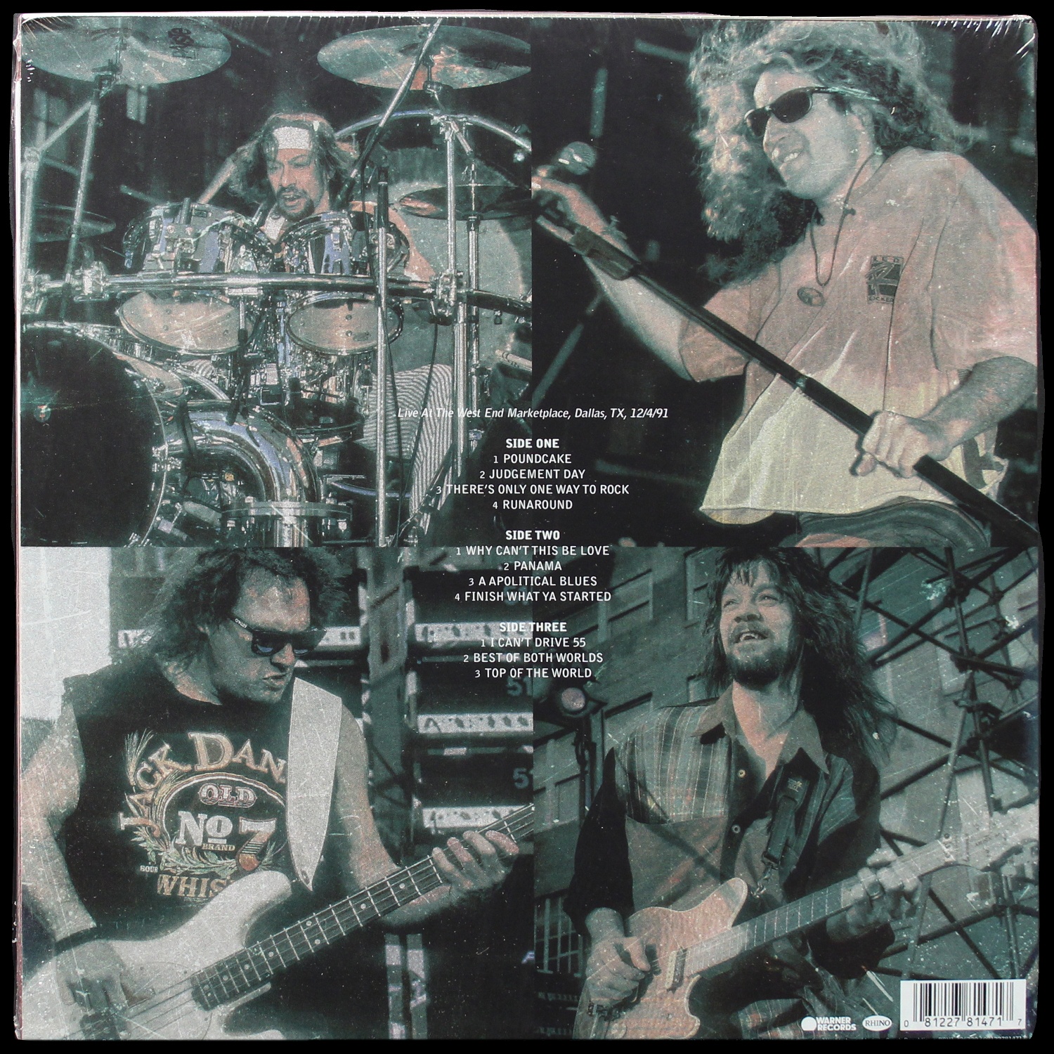 LP Van Halen — Live In Dallas 1991 (2LP,  цветной винил) фото 2