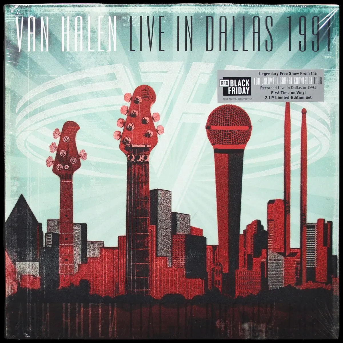LP Van Halen — Live In Dallas 1991 (2LP,  цветной винил) фото