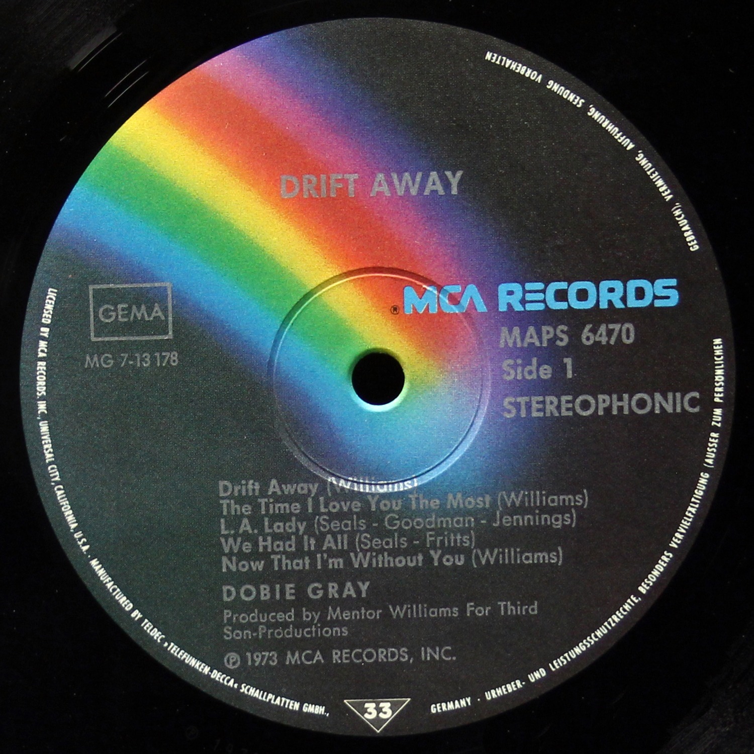 LP Dobie Gray — Drift Away фото 2