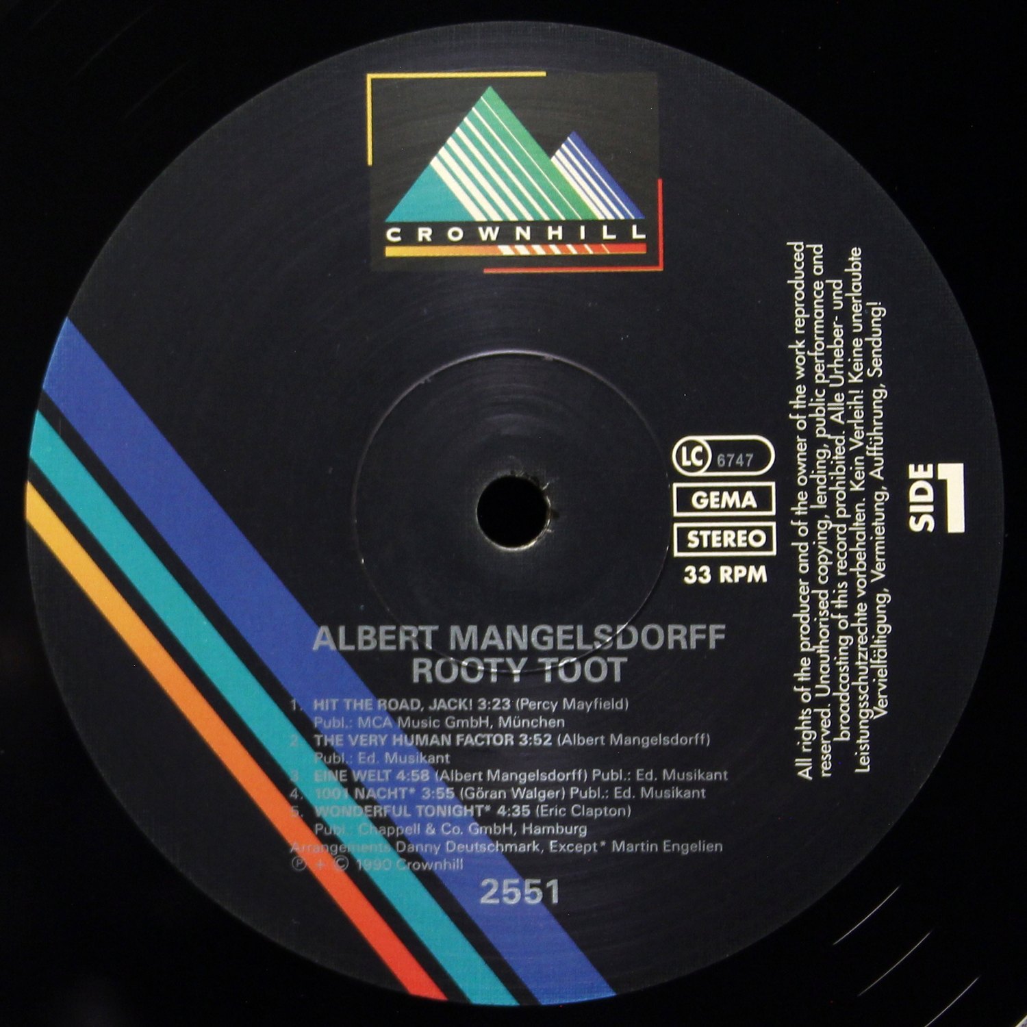 LP Albert Mangelsdorff — Rooty Toot фото 3