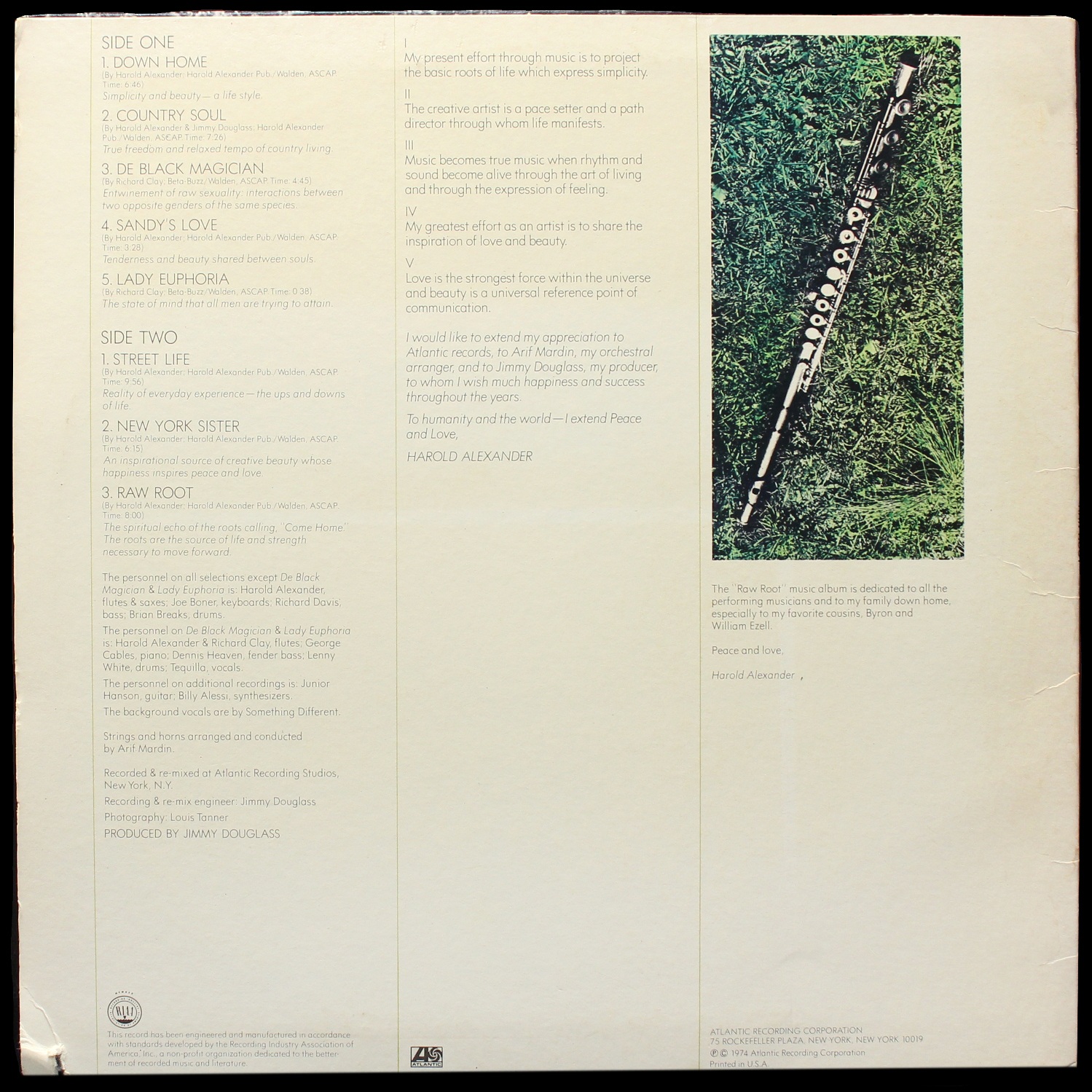 LP Harold Alexander — Raw Root фото 2