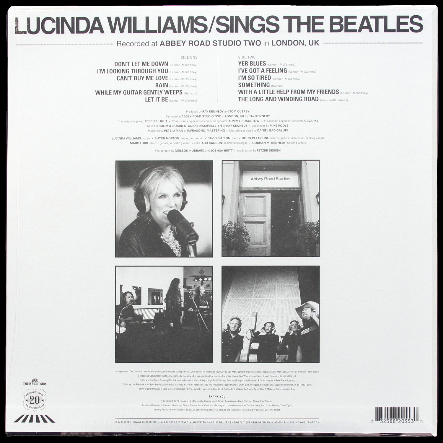 LP Lucinda Williams — Sings The Beatles From Abbey Road фото 2