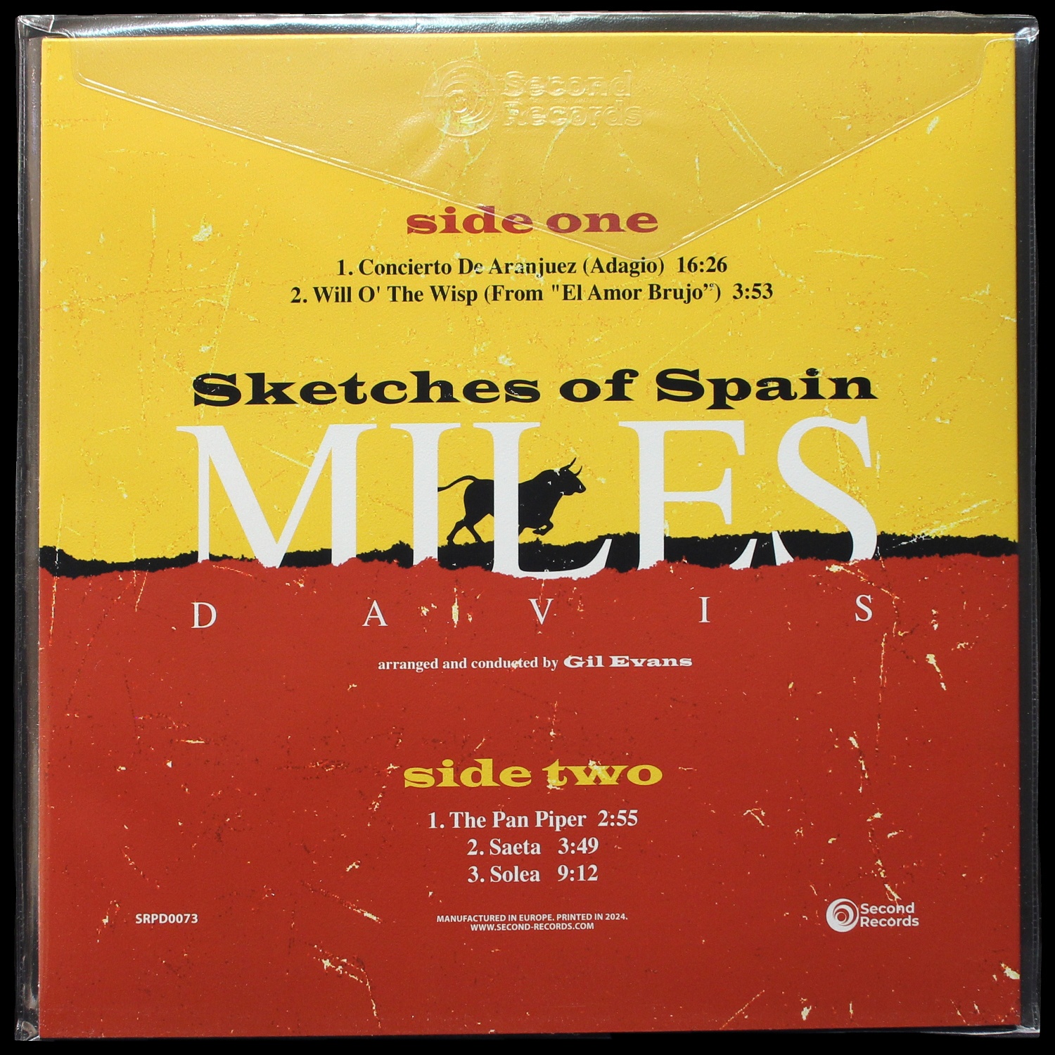 LP Miles Davis — Sketches Of Spain фото 2