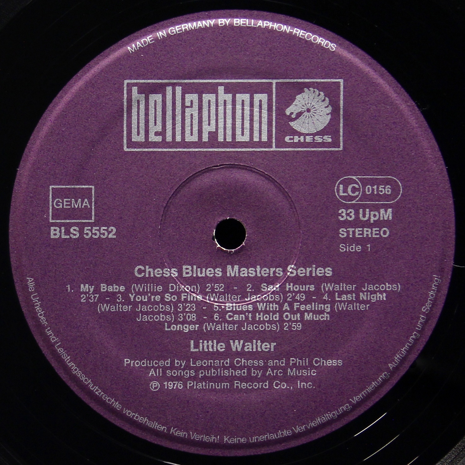 LP Little Walter — Little Walter (2LP) фото 3