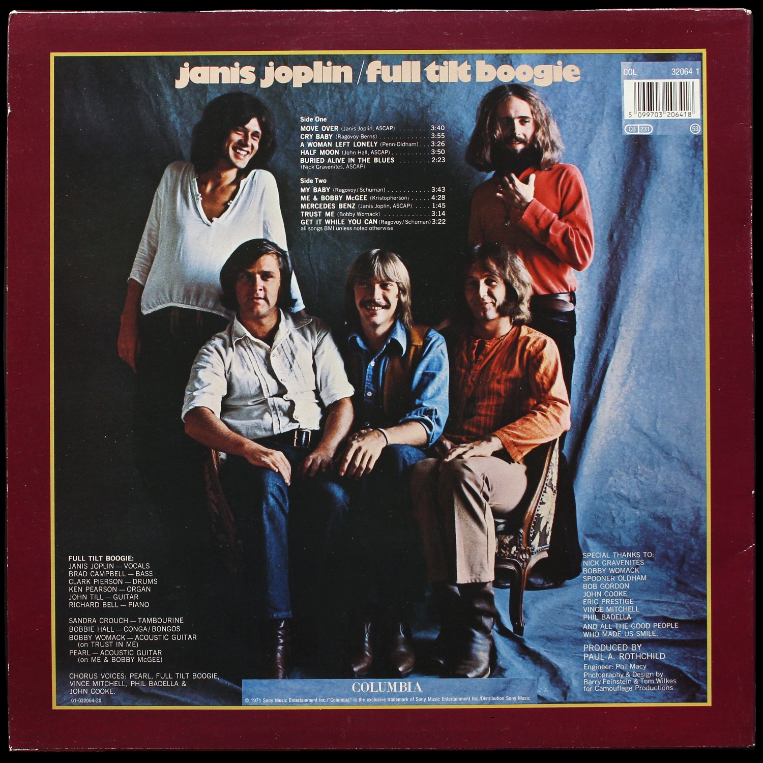 LP Janis Joplin — Pearl фото 2