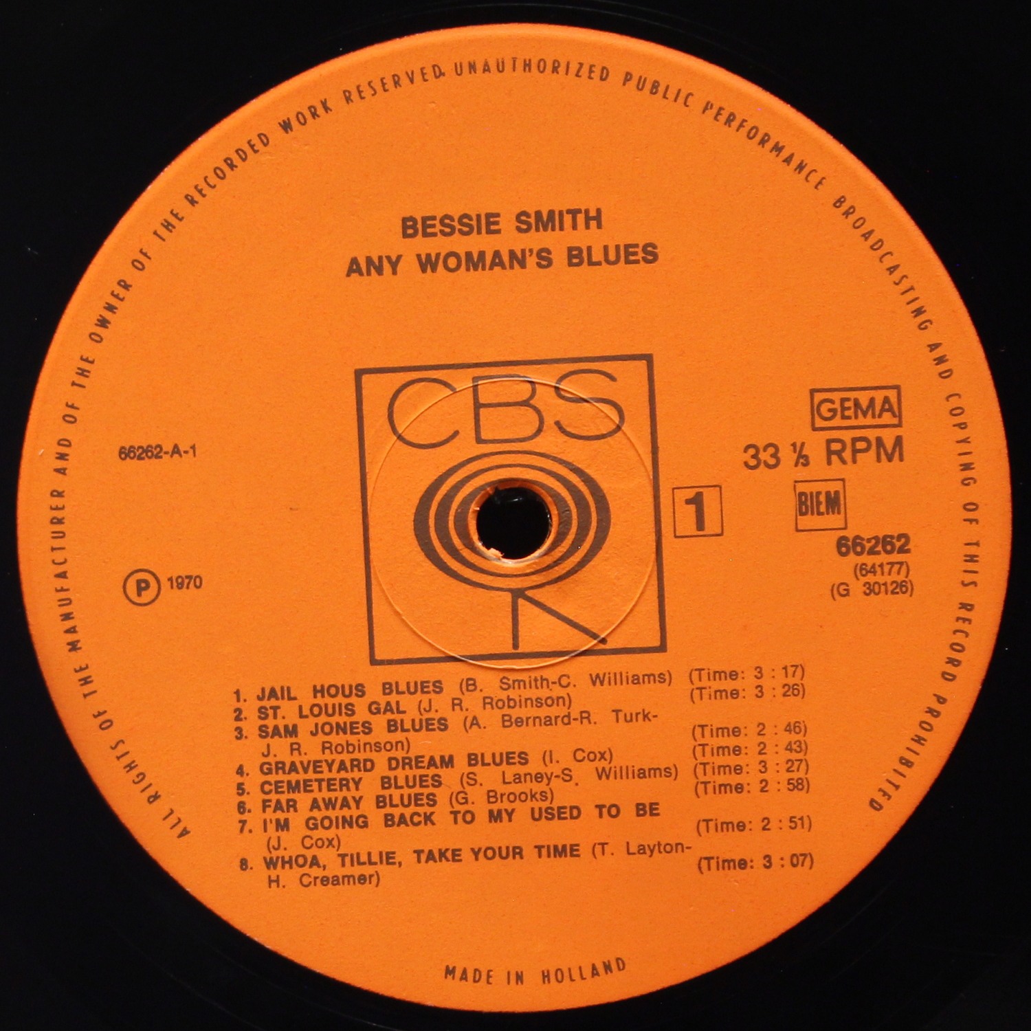 LP Bessie Smith — Any Woman's Blues фото 3