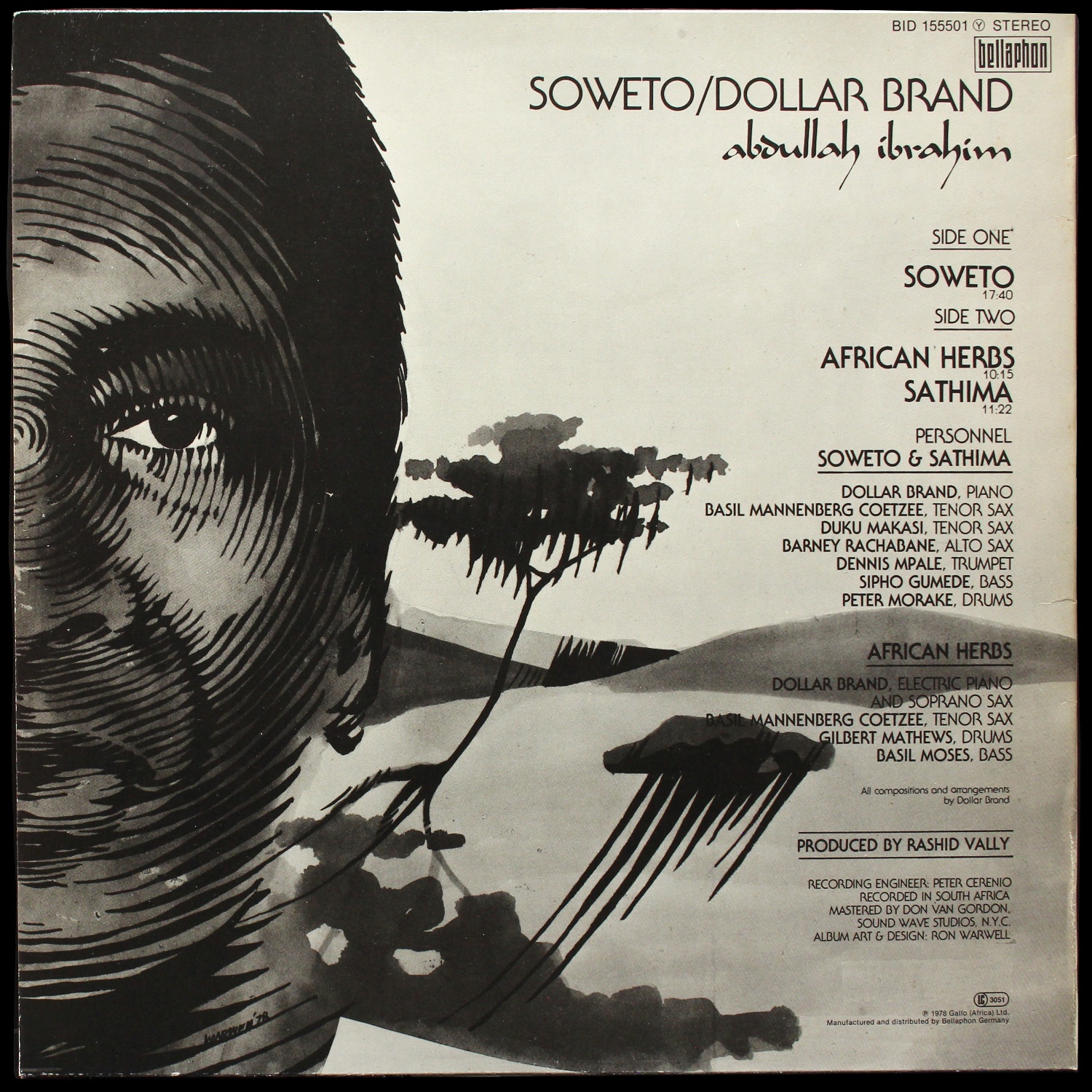 LP Dollar Brand — Soweto фото 2