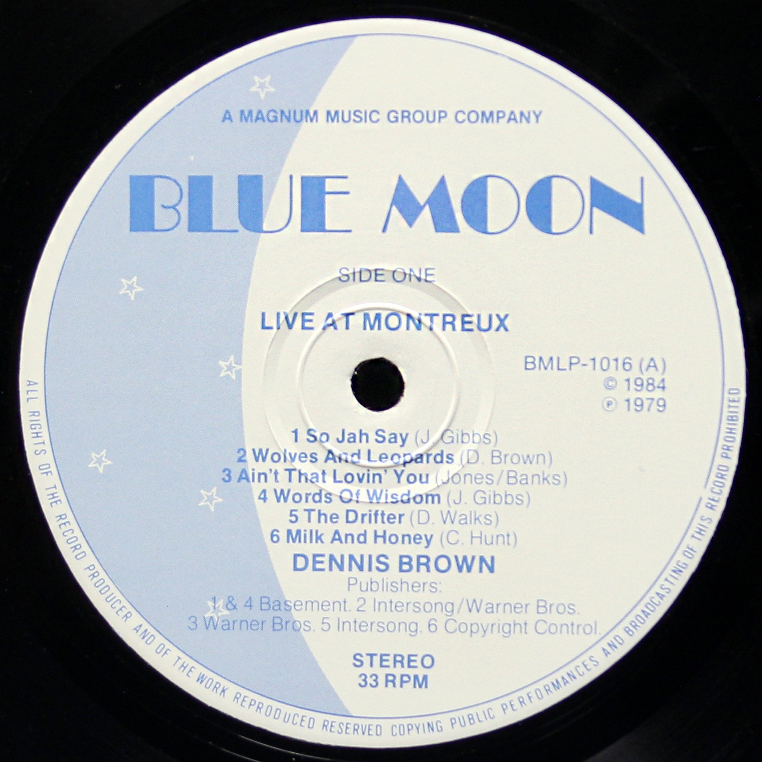 LP Dennis Brown — Live At Montreux фото 2