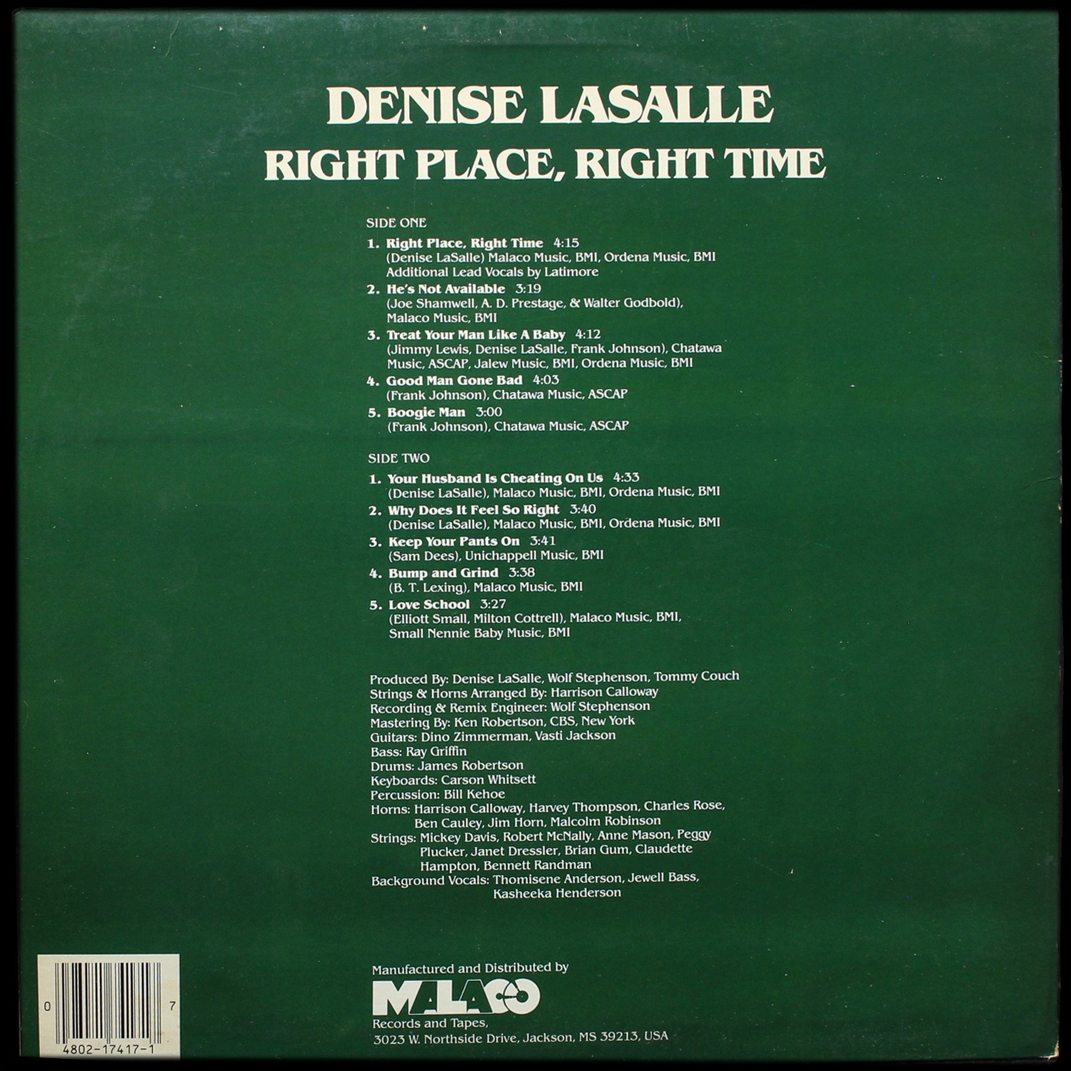 LP Denise La Salle — Right Place, Right Time фото 2