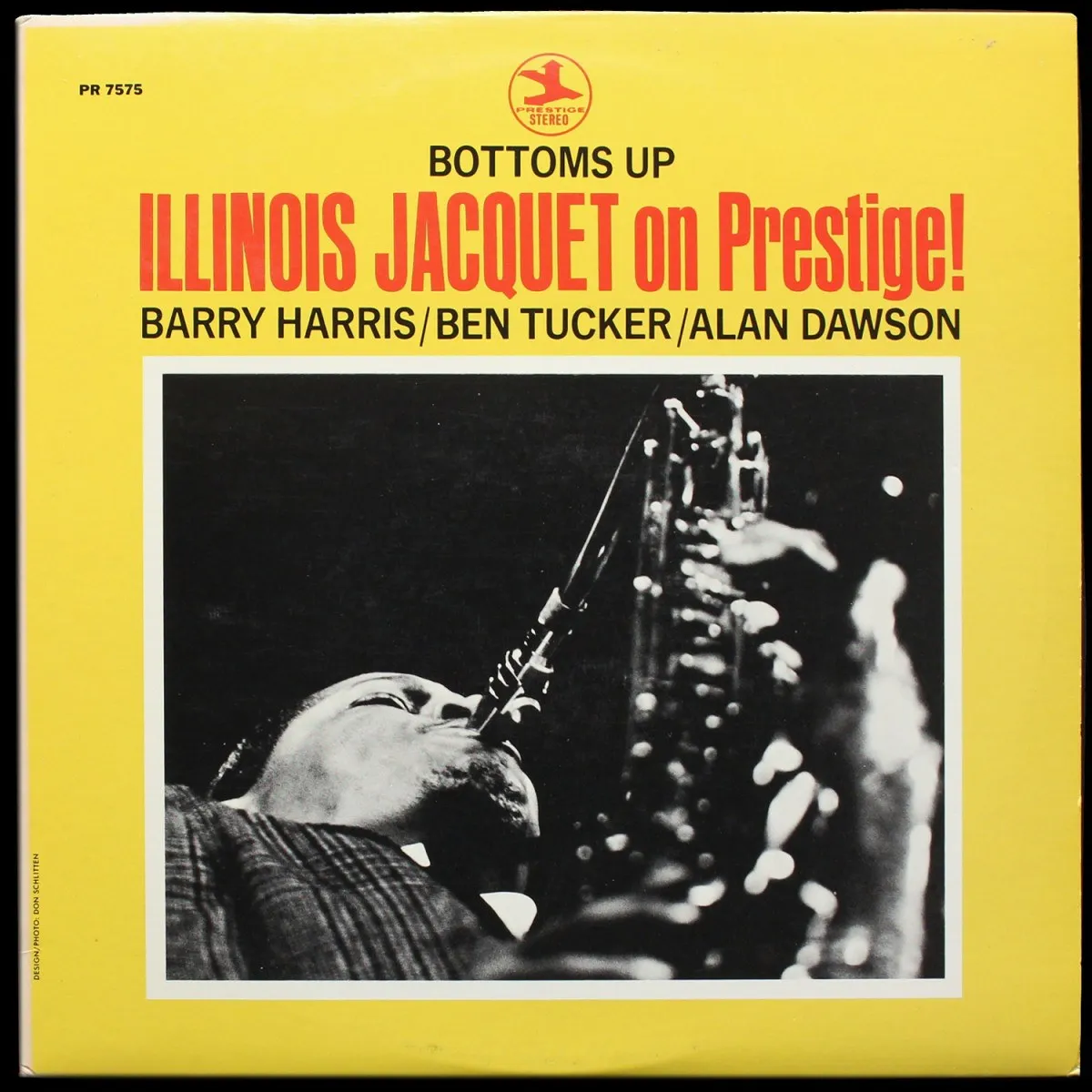 LP Illinois Jacquet — Bottoms Up - Illinois Jacquet On Prestige! фото