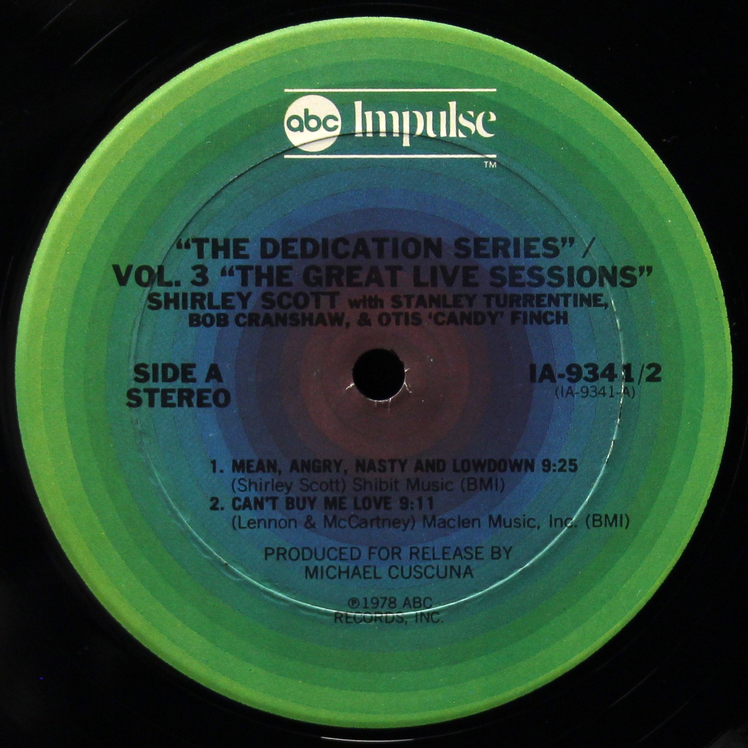 LP Shirley Scott — Great Live Sessions (2LP) фото 3