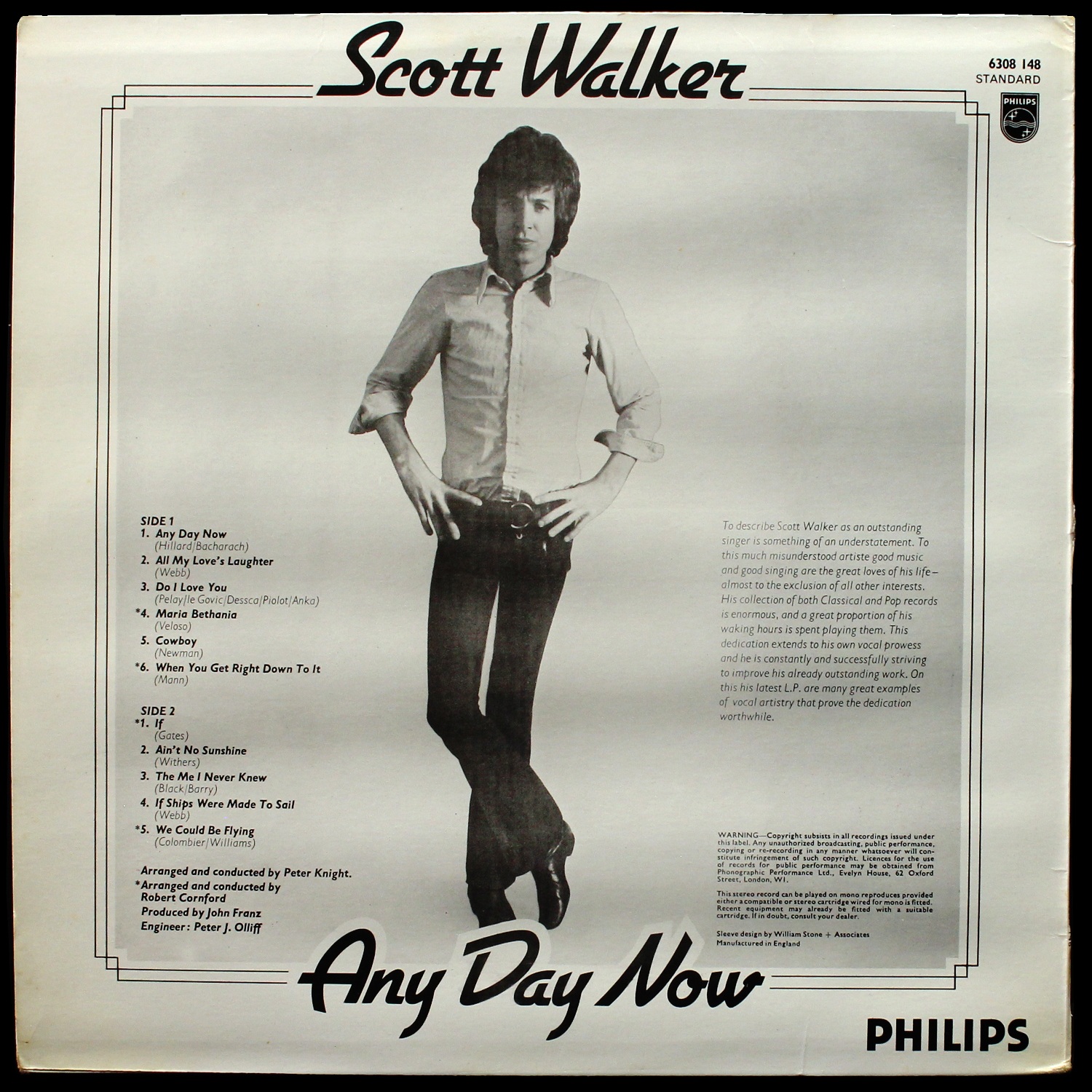 LP Scott Walker — Any Day Now фото 2