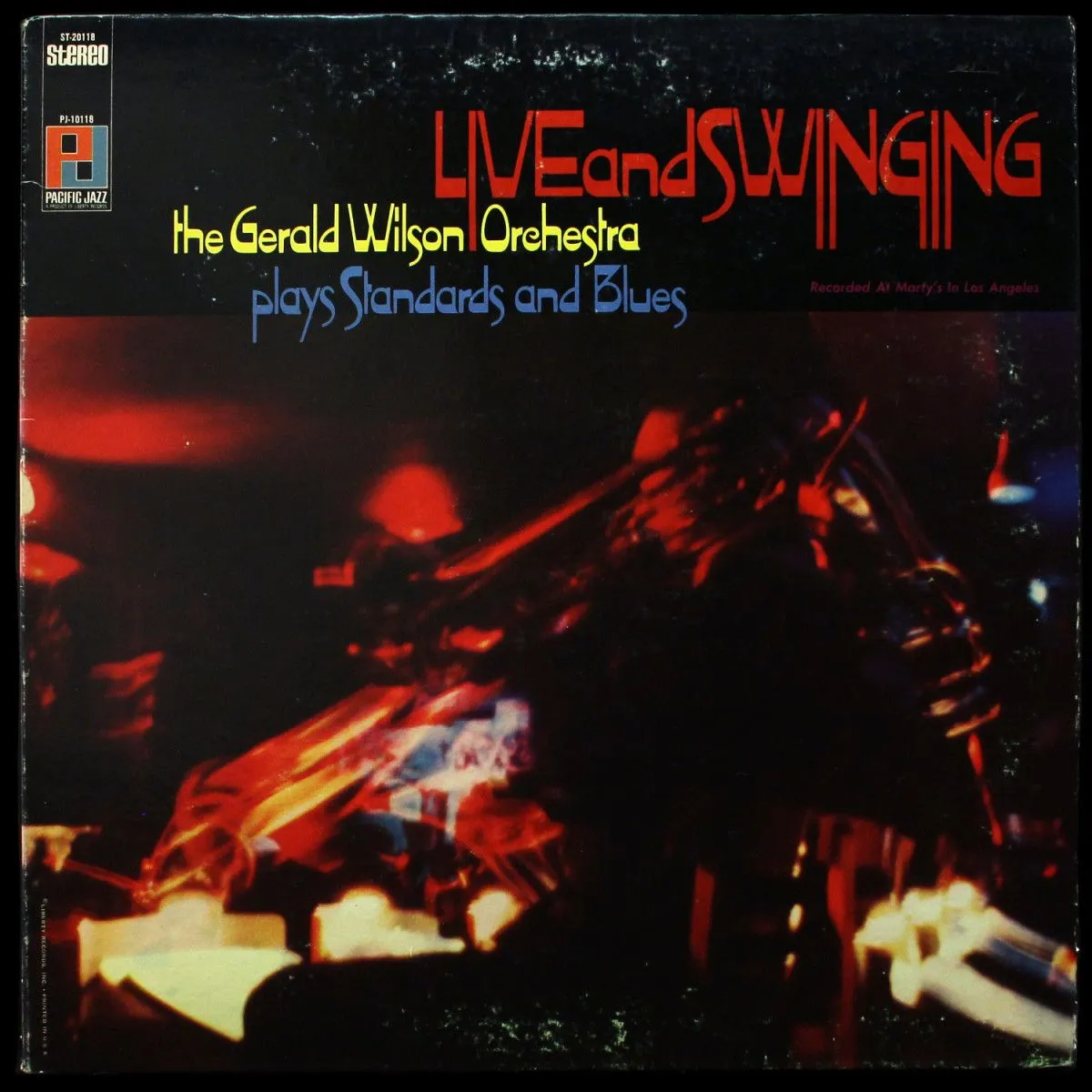 LP Gerald Wilson Orchestra — Live And Swinging фото