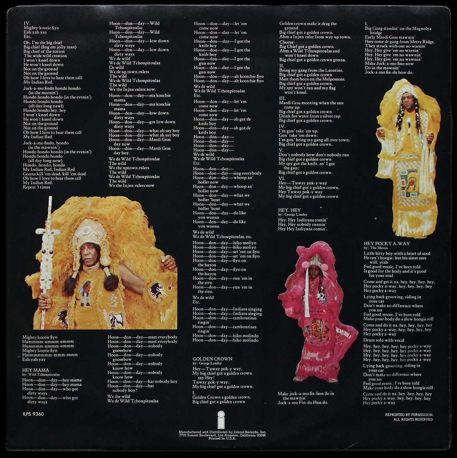 LP Wild Tchoupitoulas — Wild Tchoupitoulas фото 6