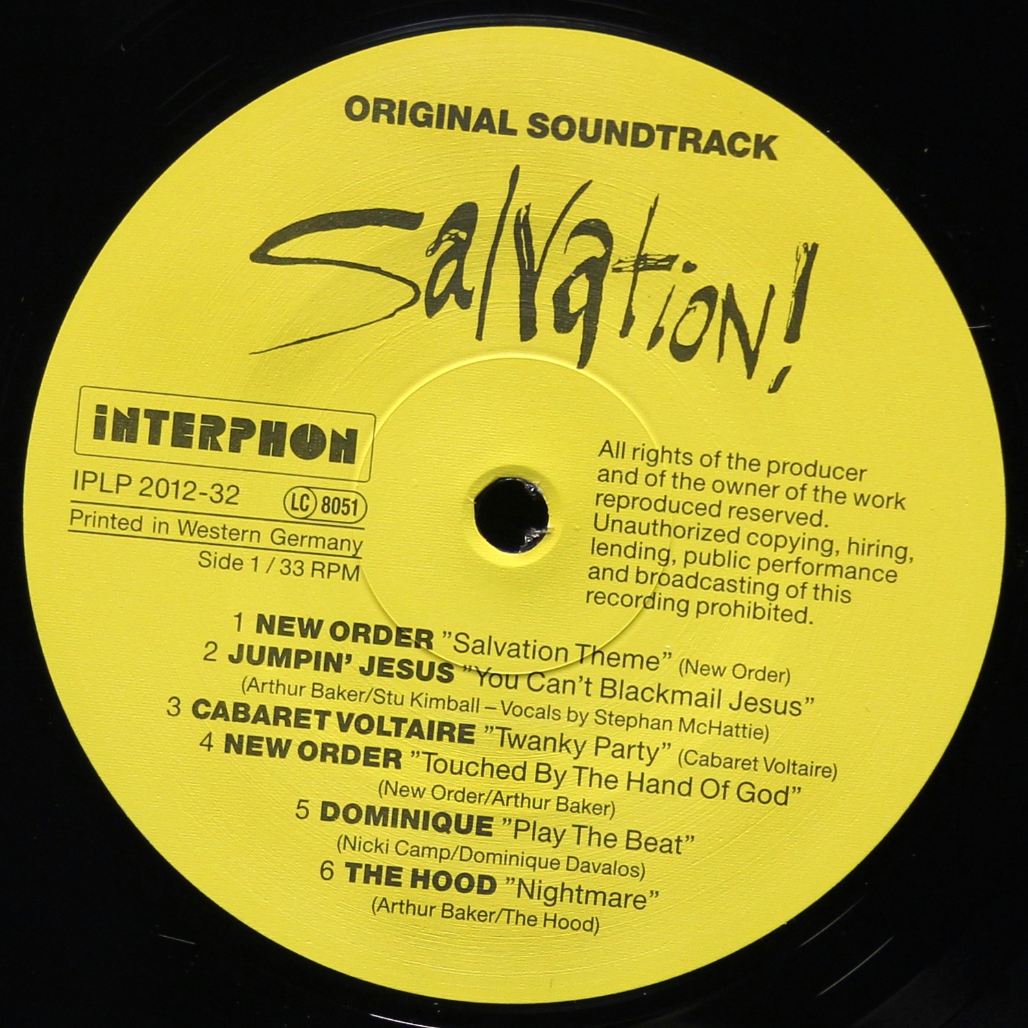 LP V/A — Salvation! (Original Soundtrack) фото 2