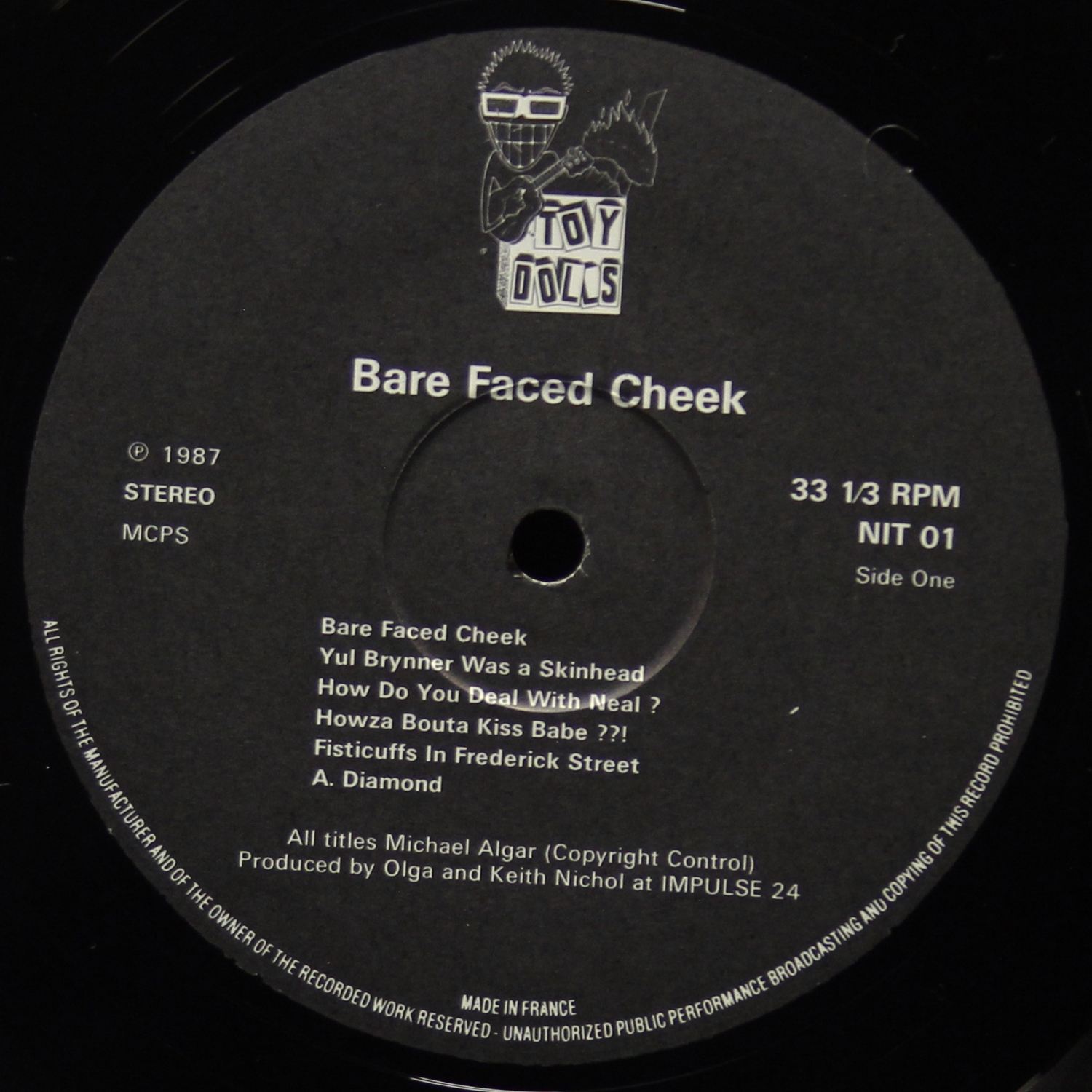 LP Toy Dolls — Bare Faced Cheek фото 2