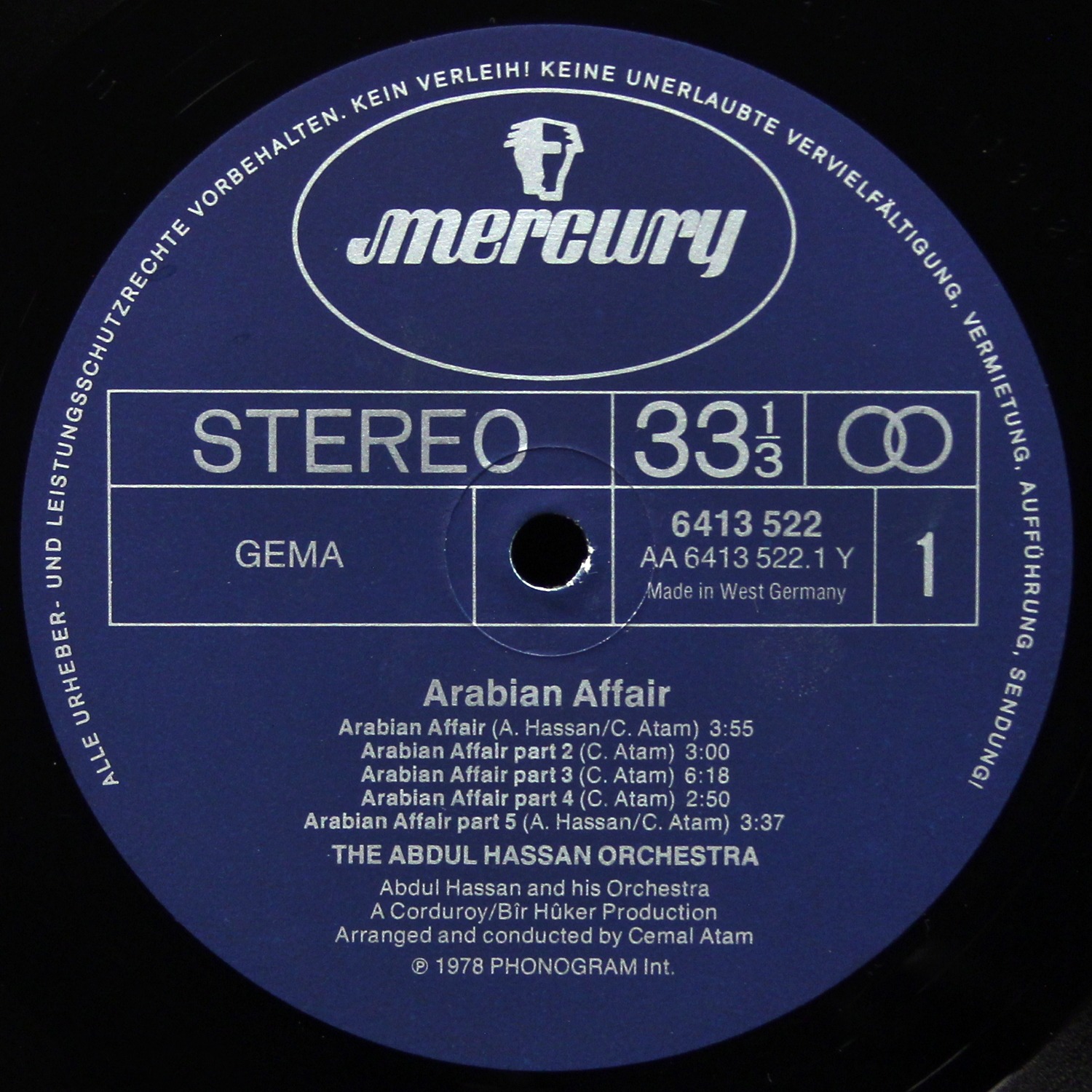 LP Abdul Hassan Orchestra — Arabian Affair фото 2