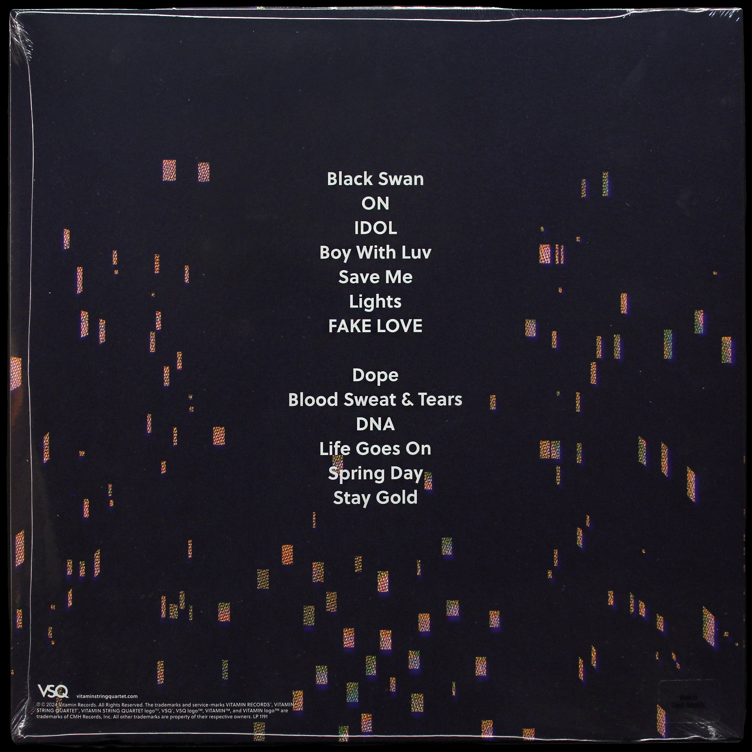 LP Vitamin String Quartet — Vitamin String Quartet Performs BTS (цветной винил) фото 2