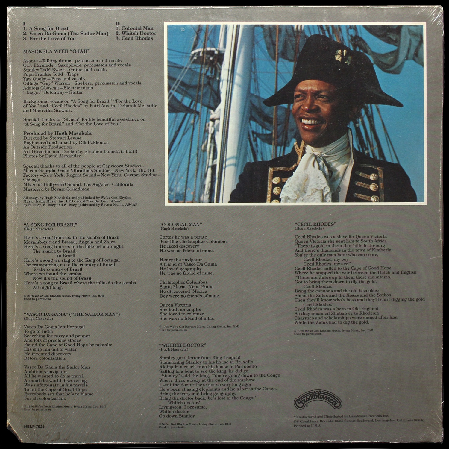 LP Hugh Masekela — Colonial Man фото 2