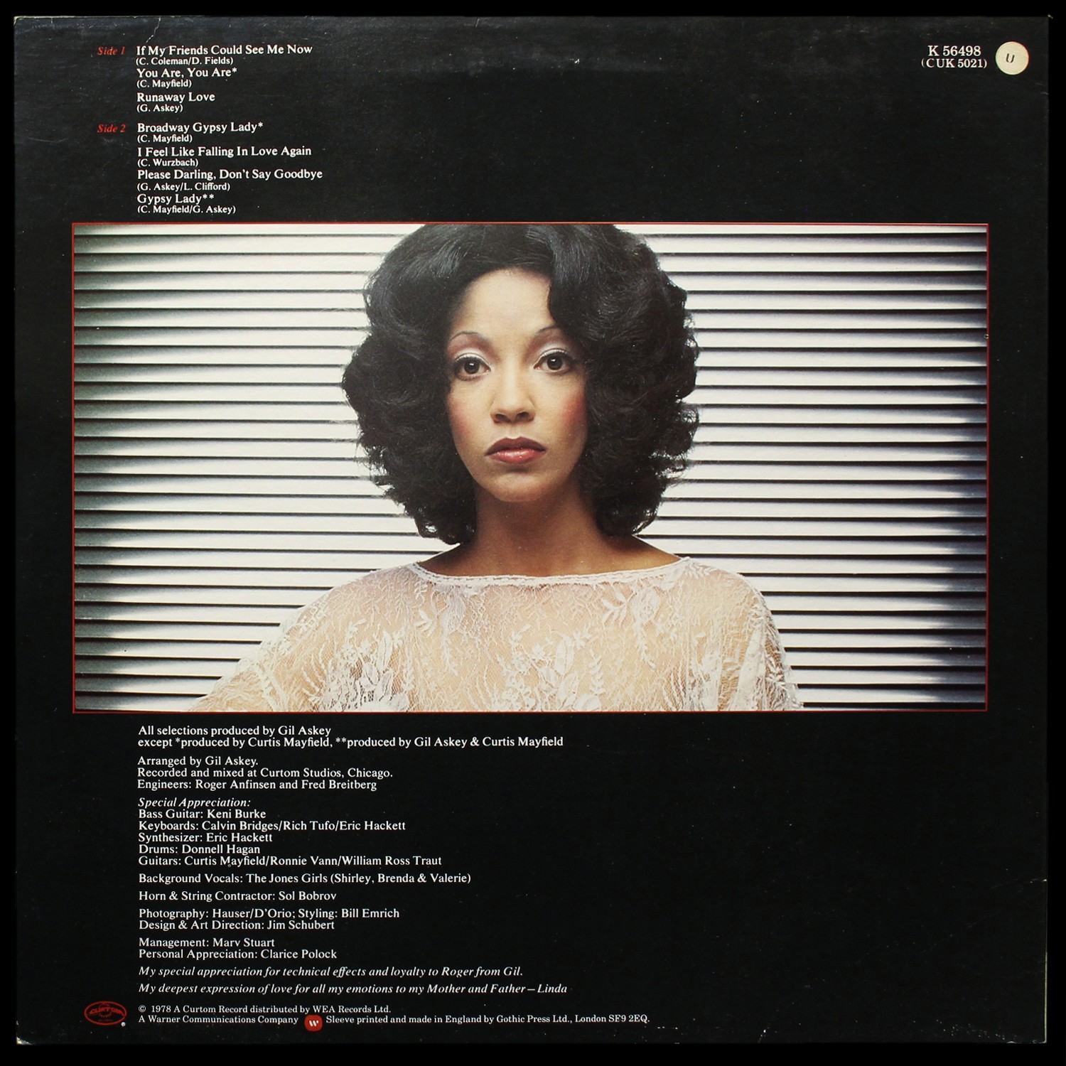 LP Linda Clifford — If My Friends Could See Me Now фото 2