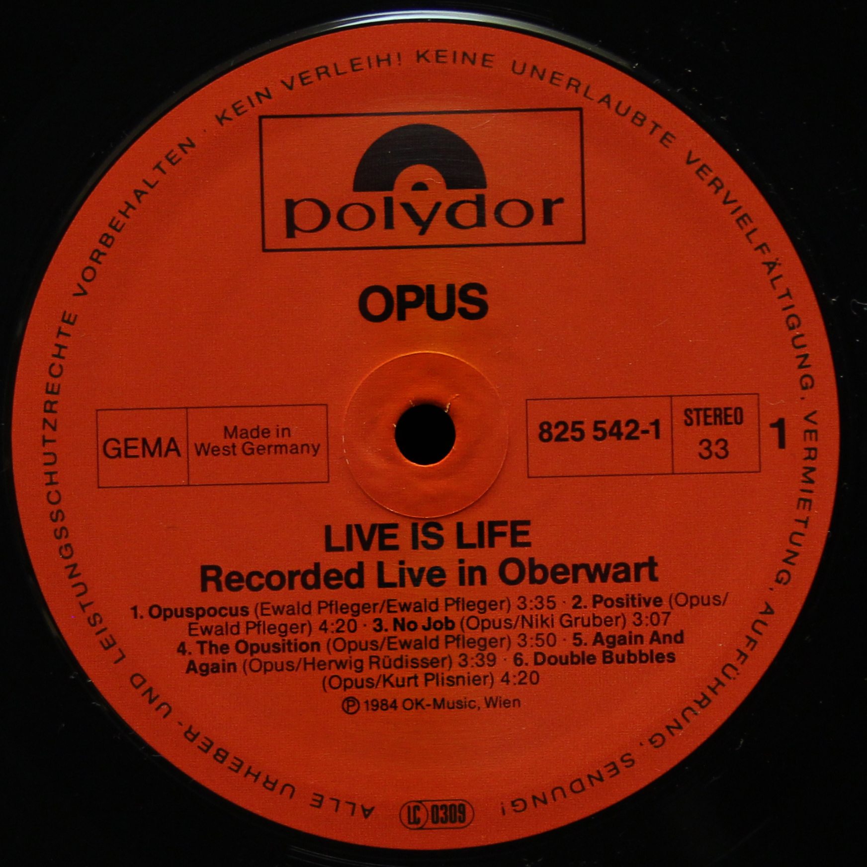 LP Opus — Live Is Life фото 3