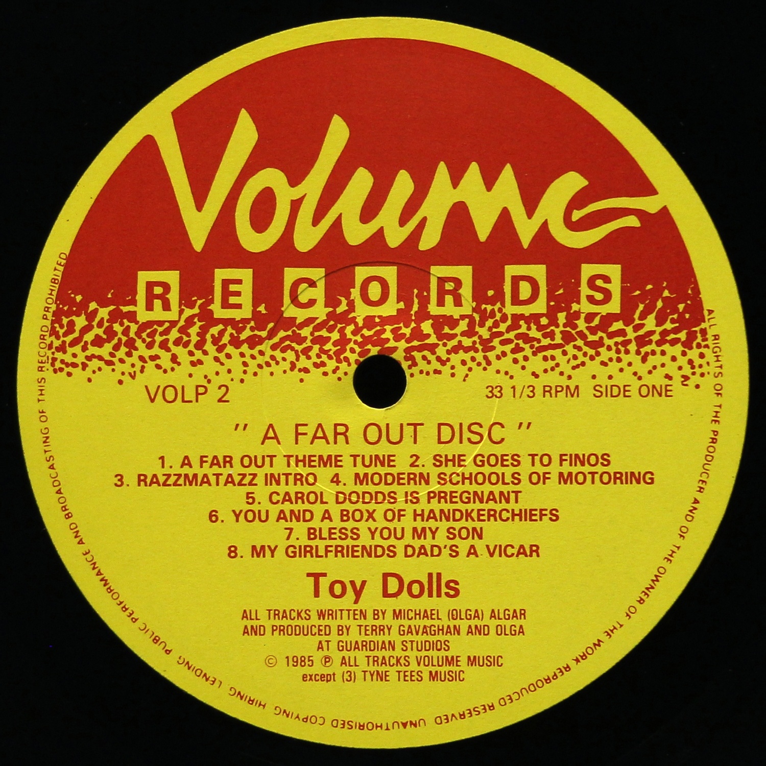 LP Toy Dolls — A Far Out Disc фото 3
