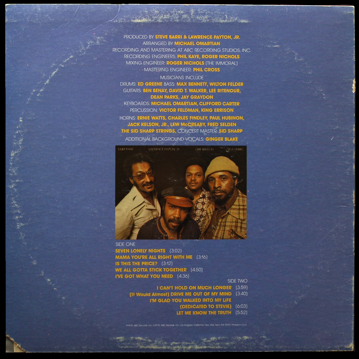 LP Four Tops — Night Lights Harmony фото 2