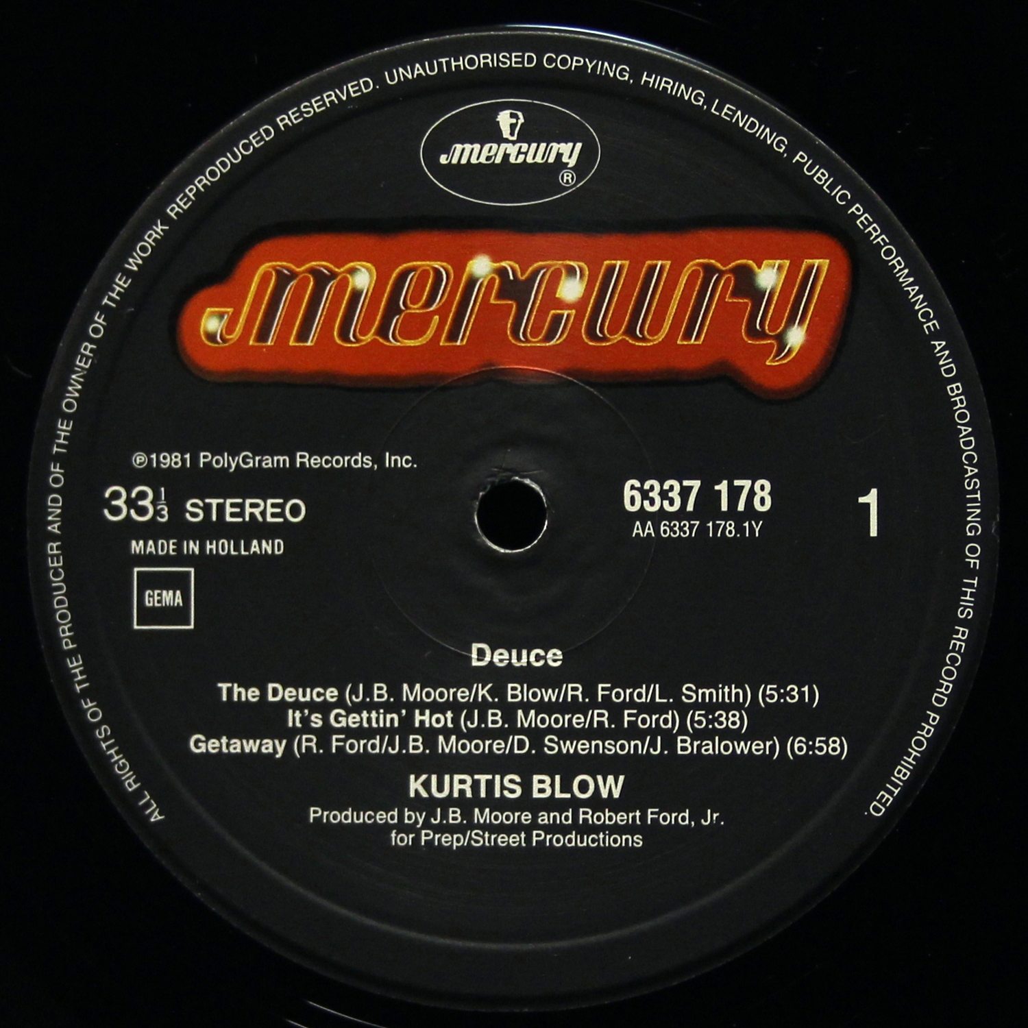 LP Kurtis Blow — Deuce фото 2