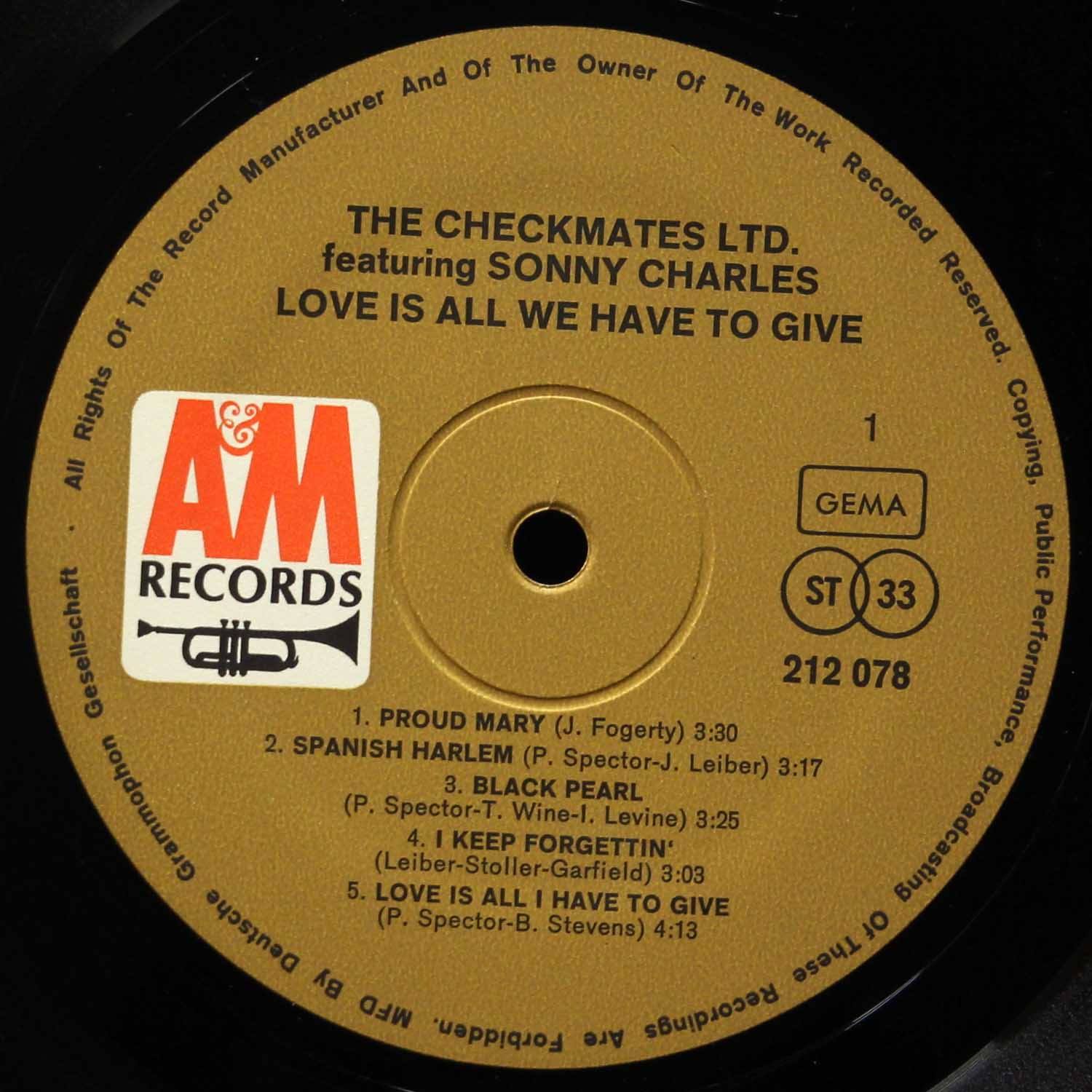 LP Checkmates LTD. — Love Is All We Have To Give фото 2