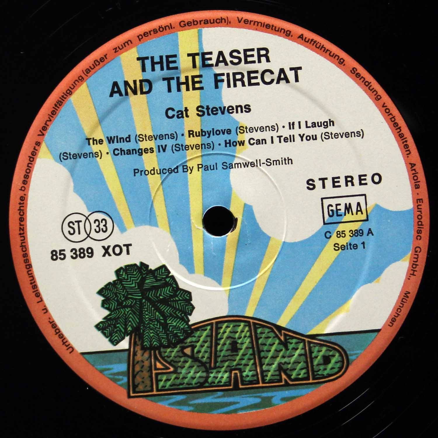 LP Cat Stevens — Teaser And The Firecat фото 3