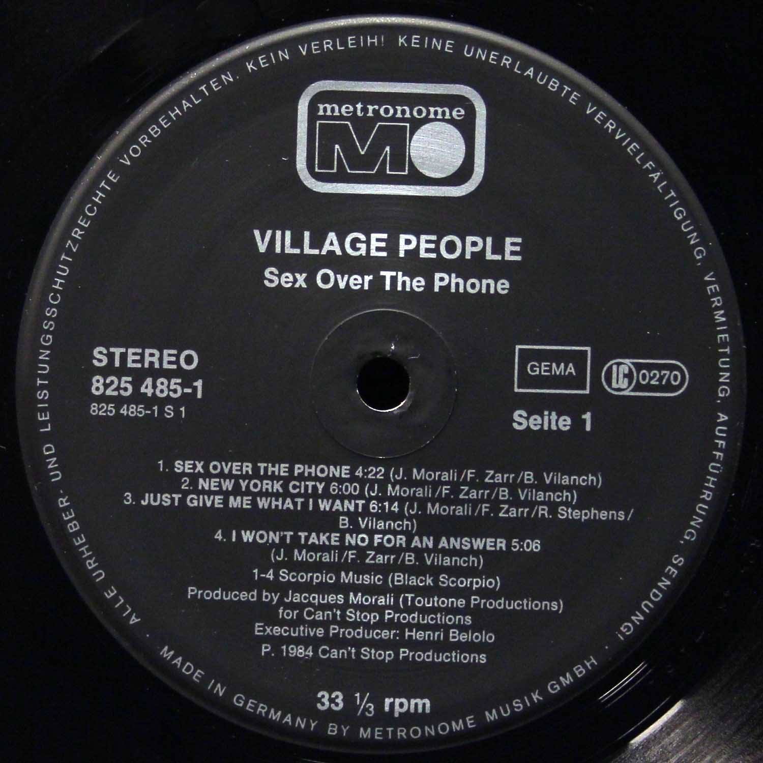 LP Village People — Sex Over The Phone фото 3