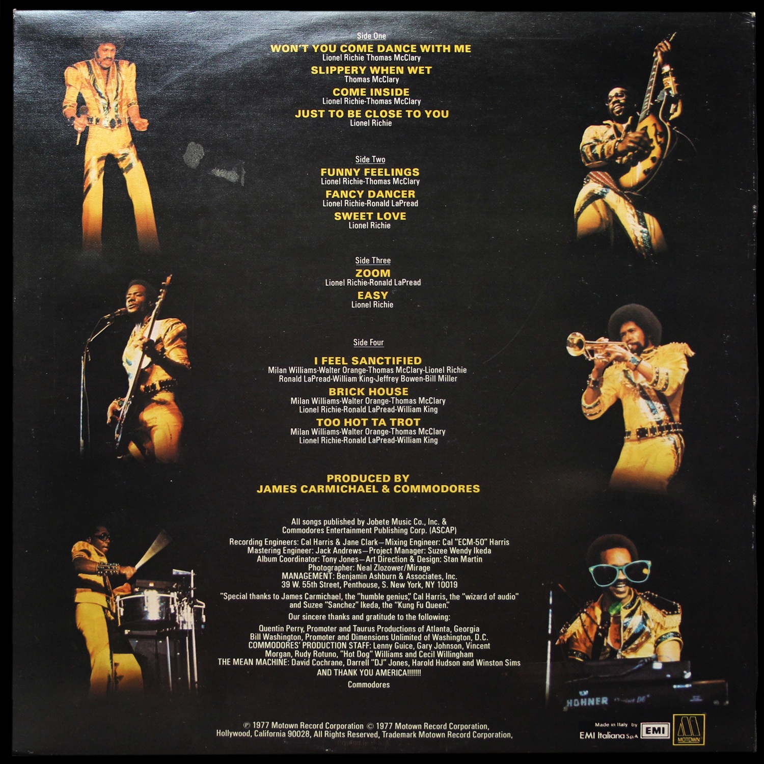 LP Commodores — Live (2LP) фото 2