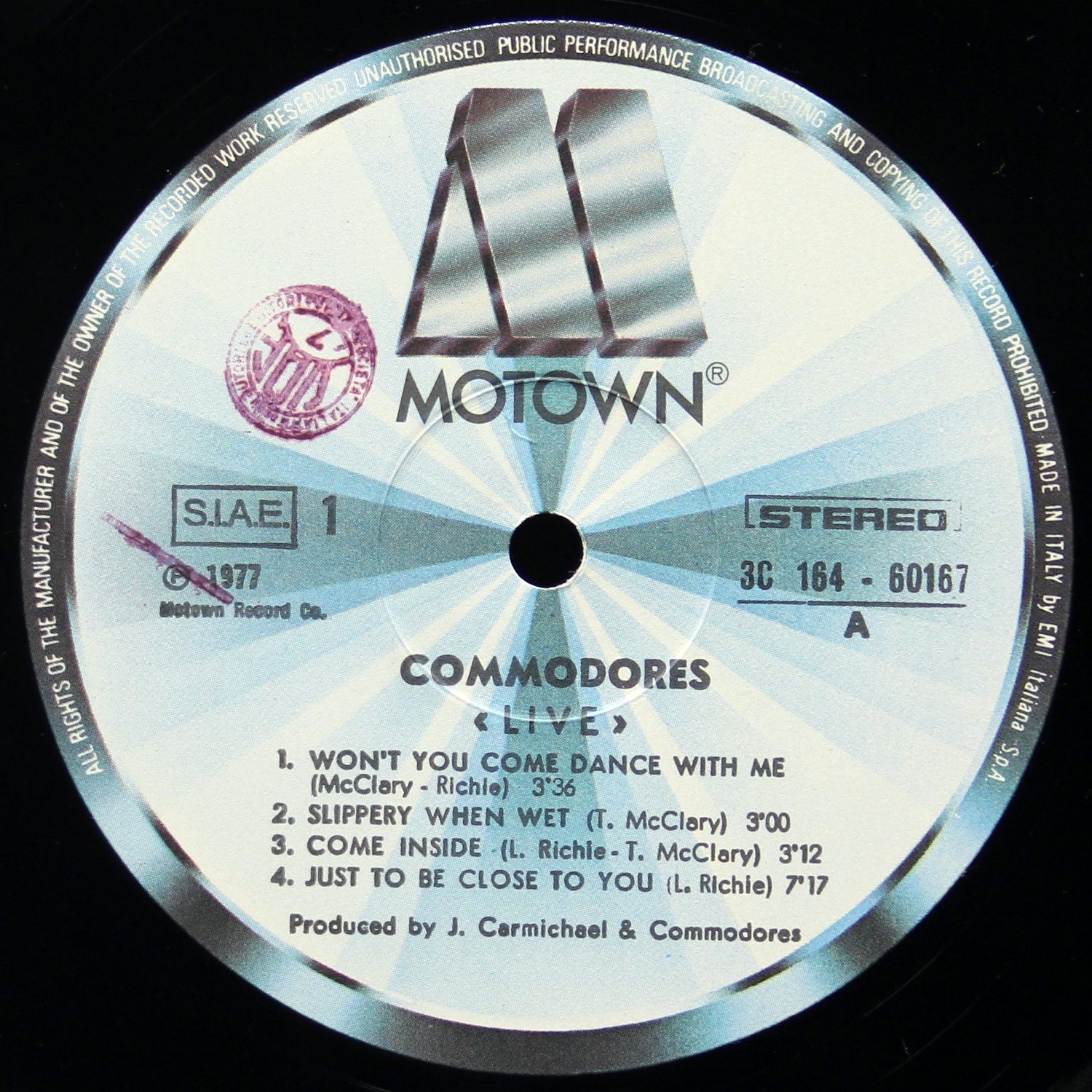 LP Commodores — Live (2LP) фото 3