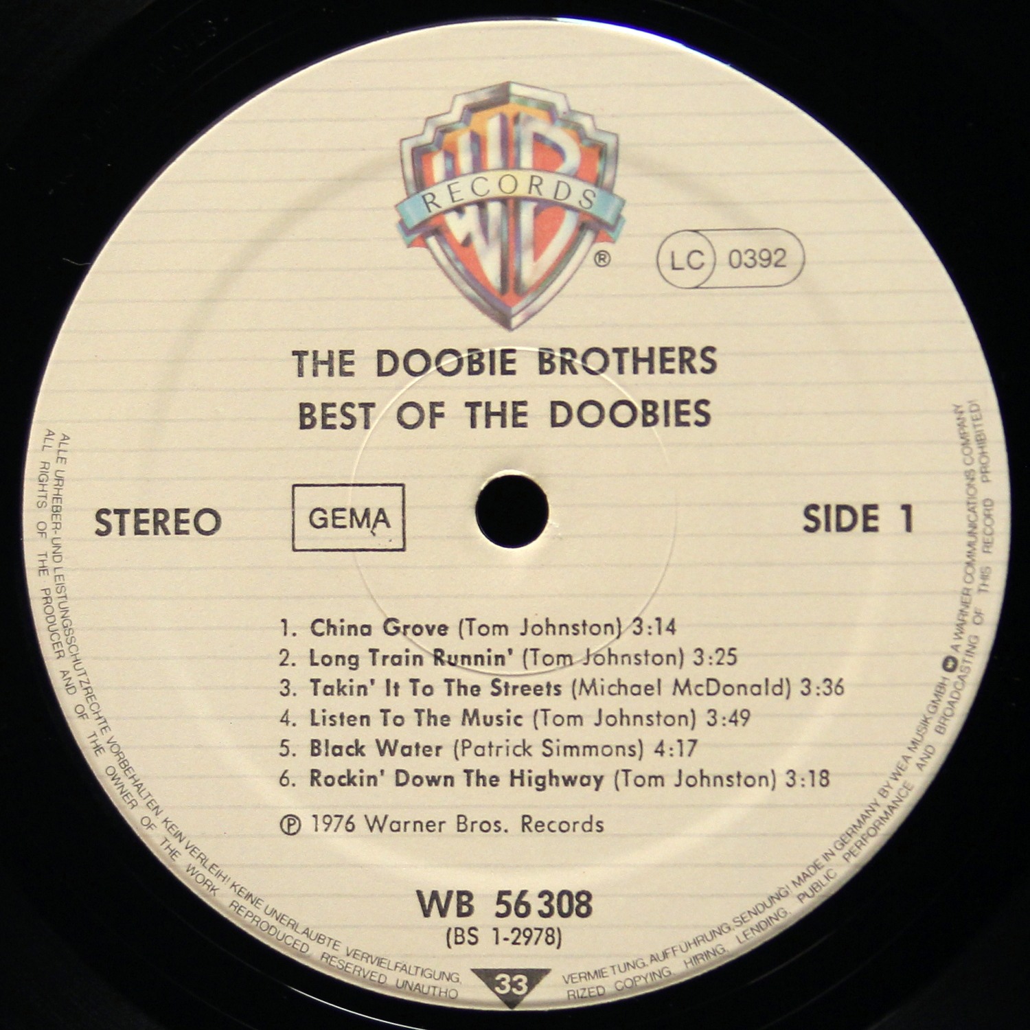 LP Doobie Brothers — Best Of The Doobies фото 2